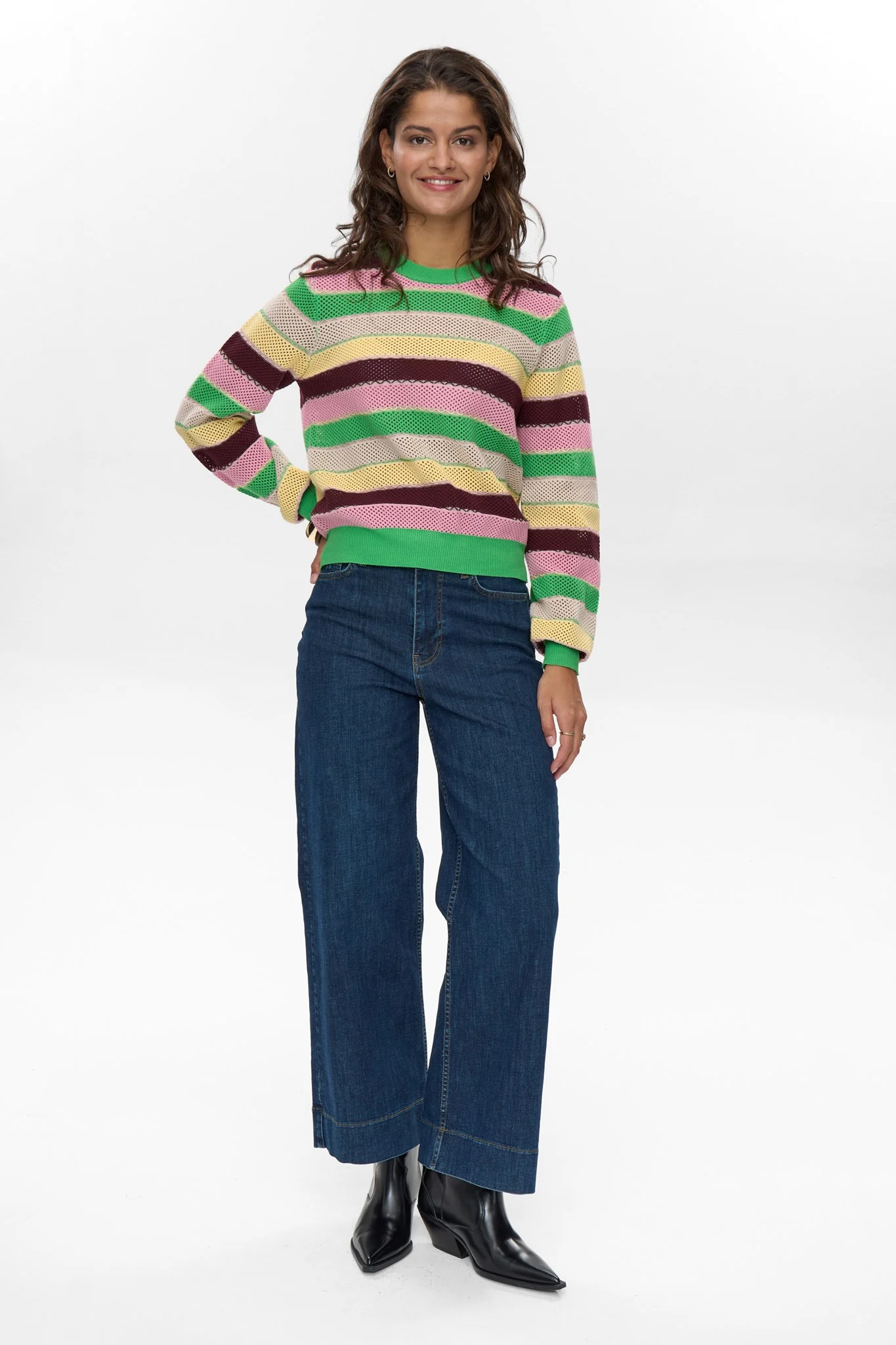 NUMIVA LS PULLOVER - Poison green - Image 3