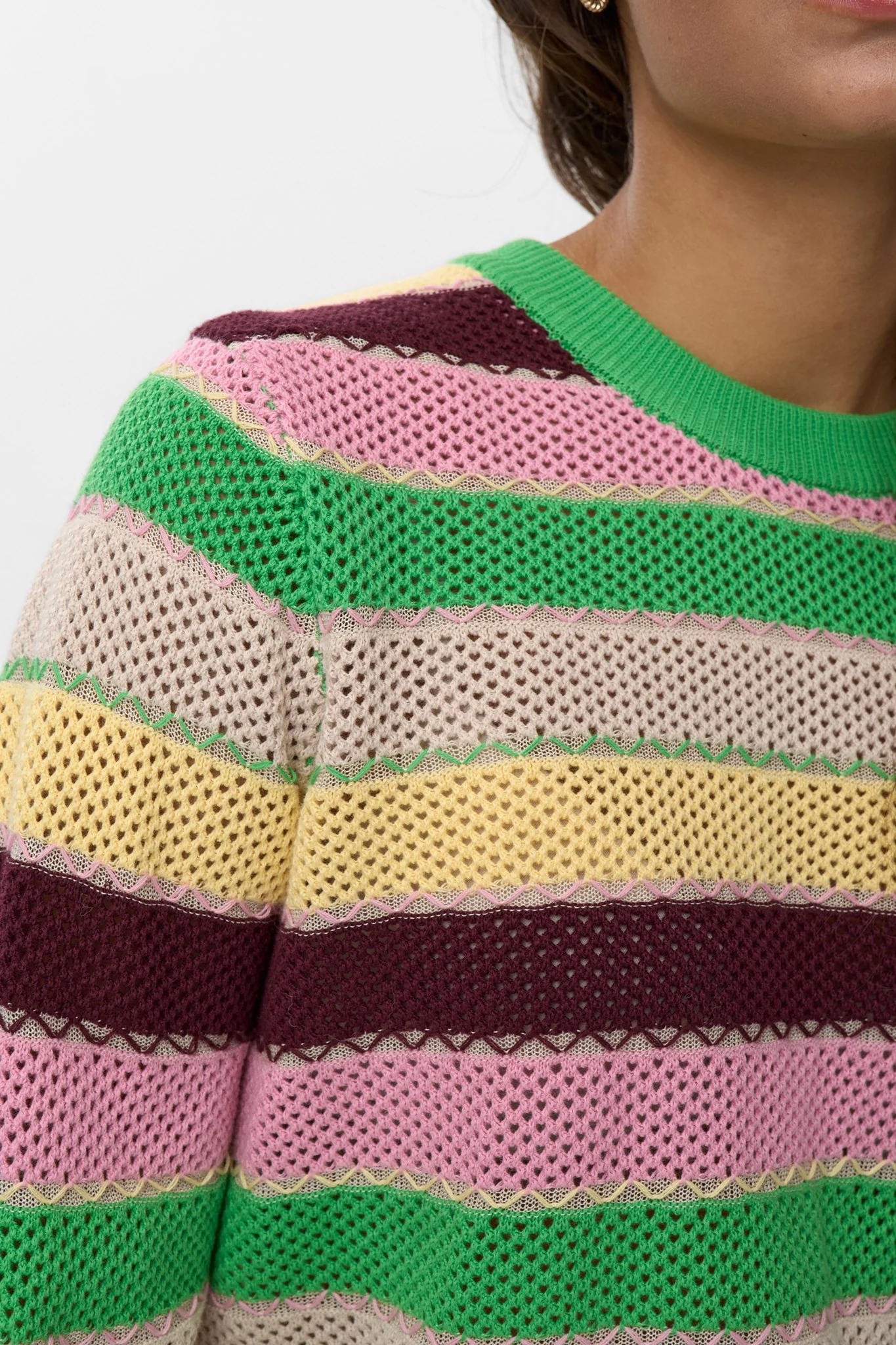NUMIVA LS PULLOVER - Poison green - Image 4