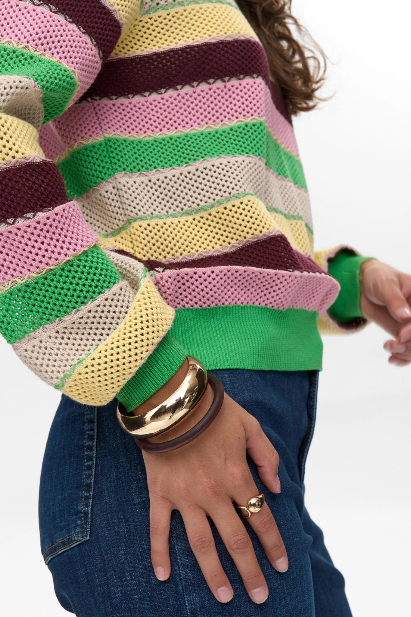 NUMIVA LS PULLOVER - Poison green - Image 5