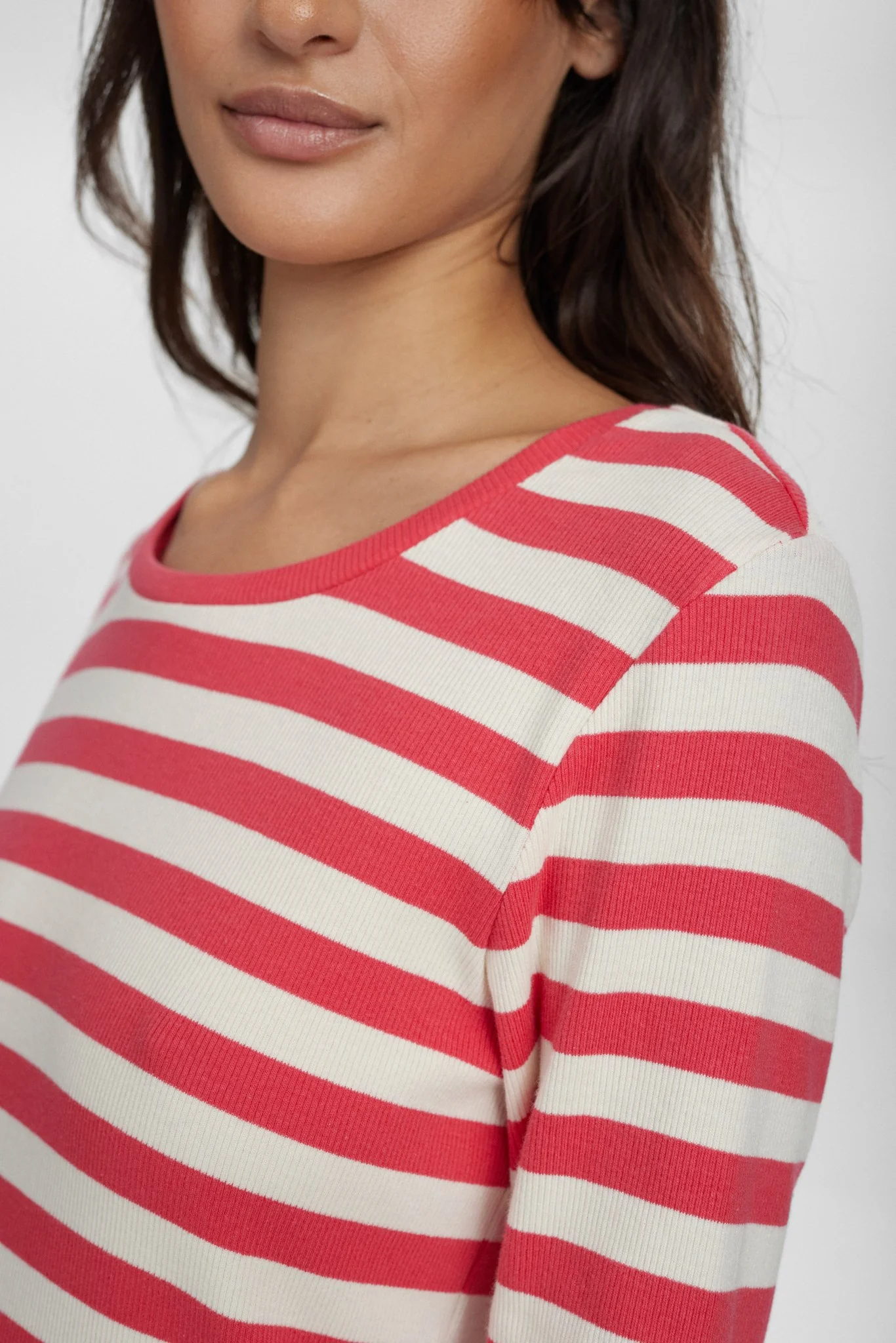 NUMIXIE LS T-SHIRT - GOTS - Geranium - Image 4