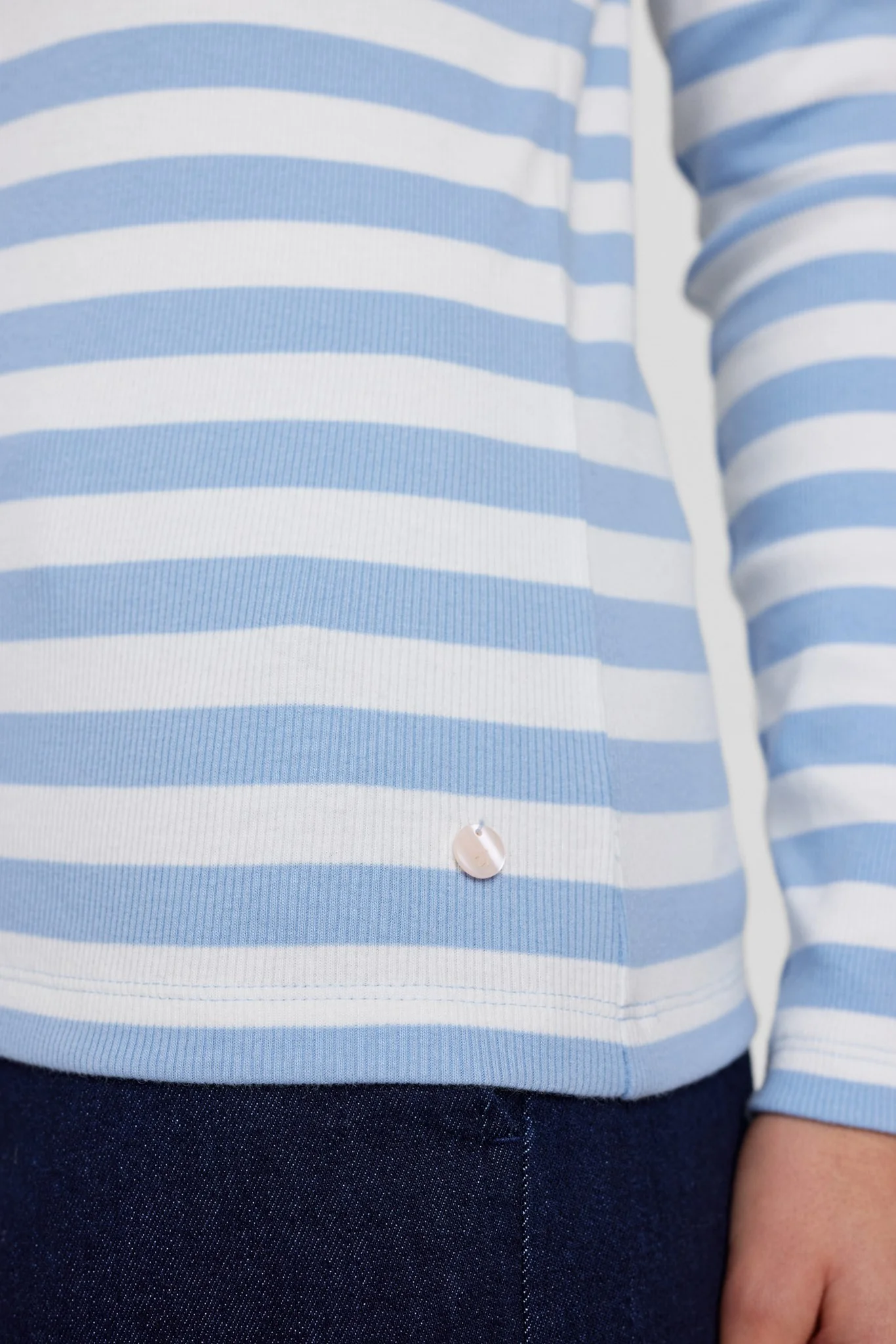 NUMIXIE LS T-SHIRT - GOTS - Powder Blue - Image 5