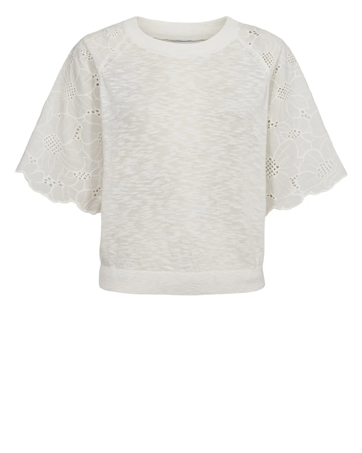 NUMOELLA SS PULLOVER  - Cloud Dancer - Image 6