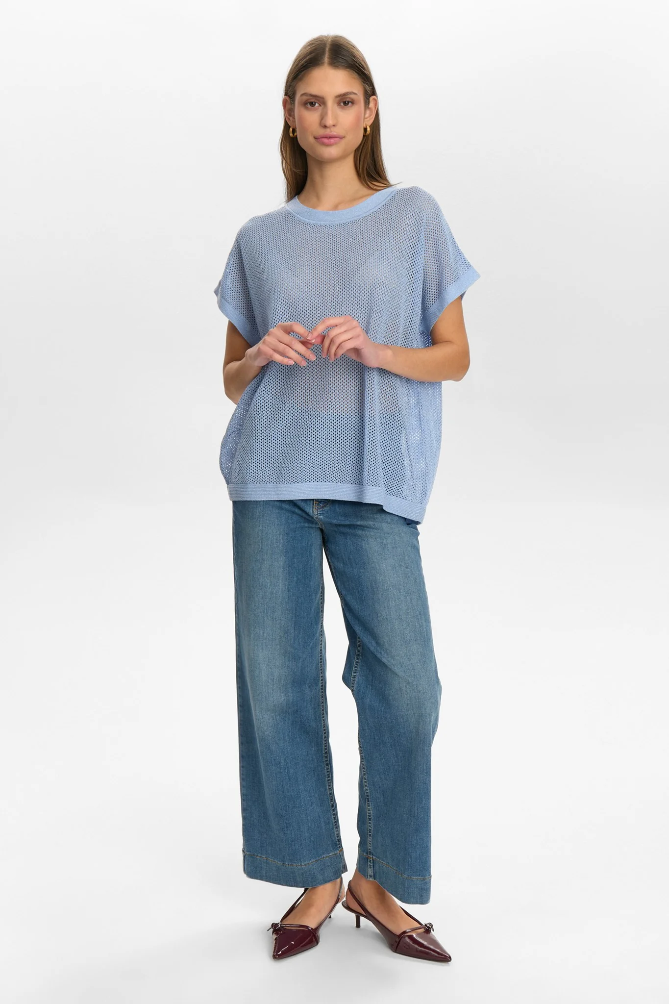 NUMONA DARLENE PULLOVER - Cerulean - Image 3