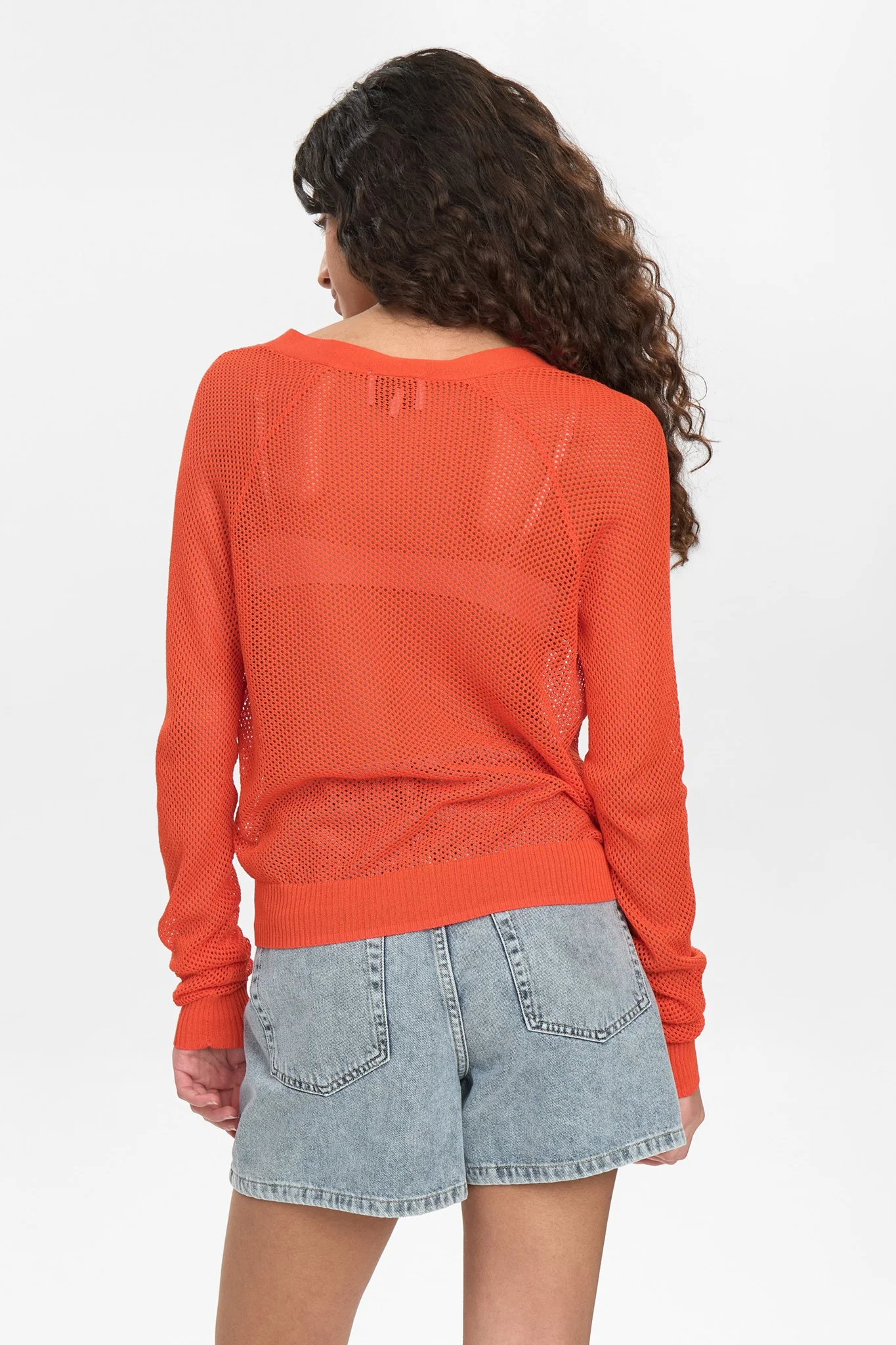 NUMONIS CARDIGAN - Cherry Tomato - Image 2