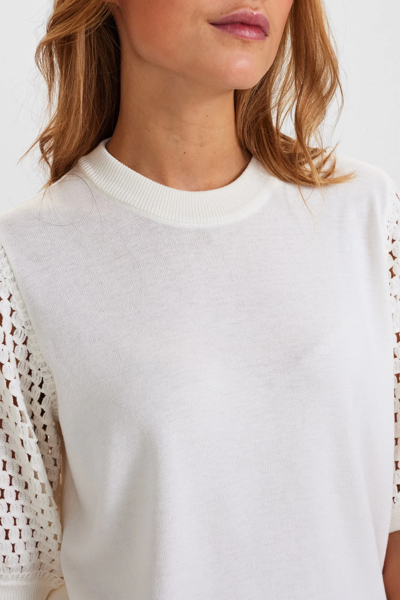 NUNANETT PULLOVER - Cloud Dancer - Image 5