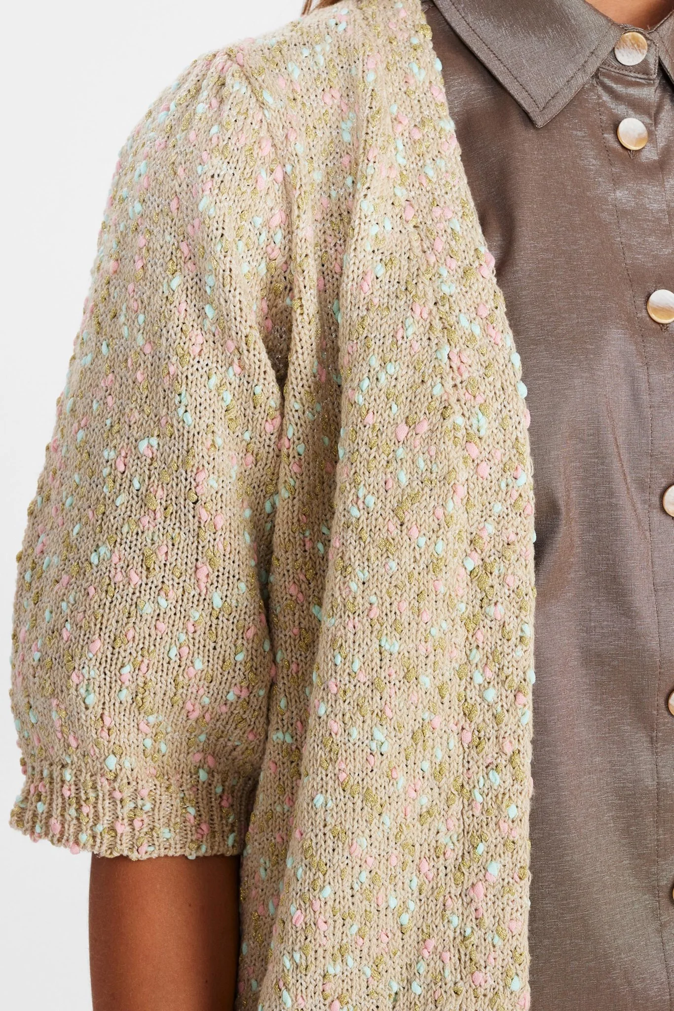 NUNATALI CARDIGAN - Oyster Gray - Image 4