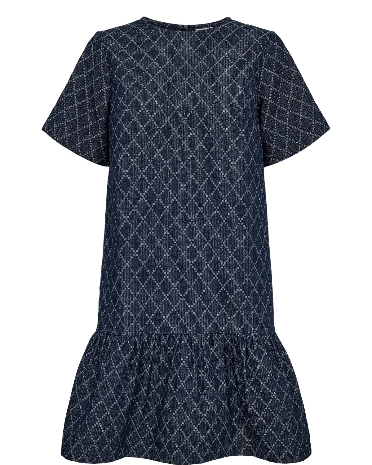 NUNELLY DRESS  - Medium Blue Denim - Image 6