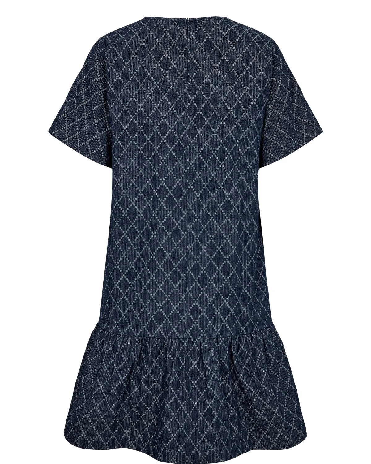 NUNELLY DRESS  - Medium Blue Denim - Image 7
