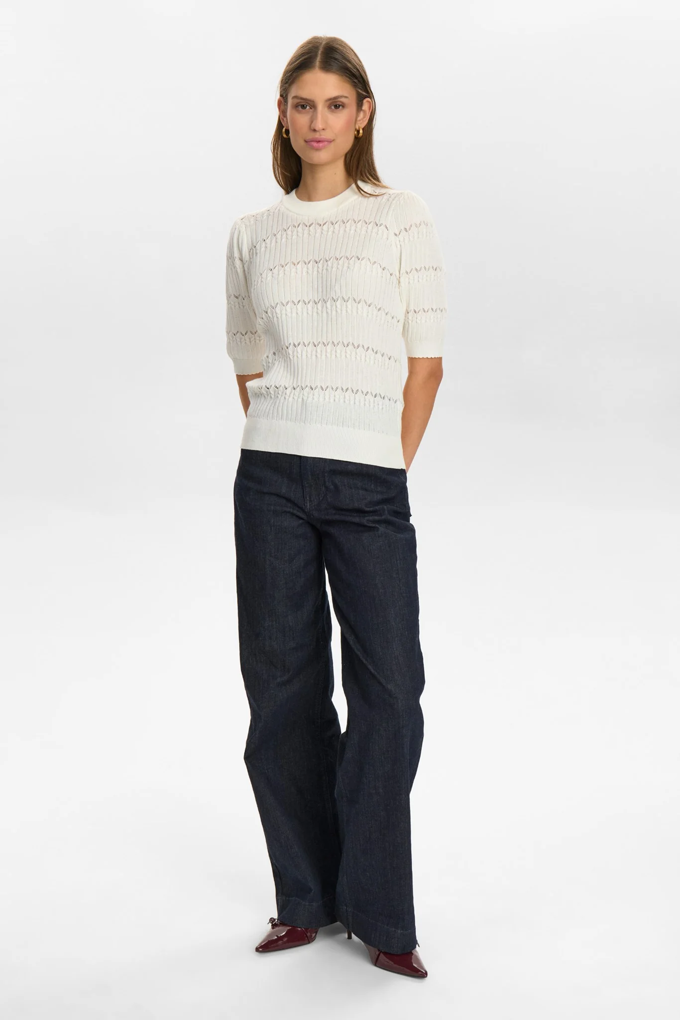 NUNICKY PULLOVER - GOTS - Cloud Dancer - Image 3