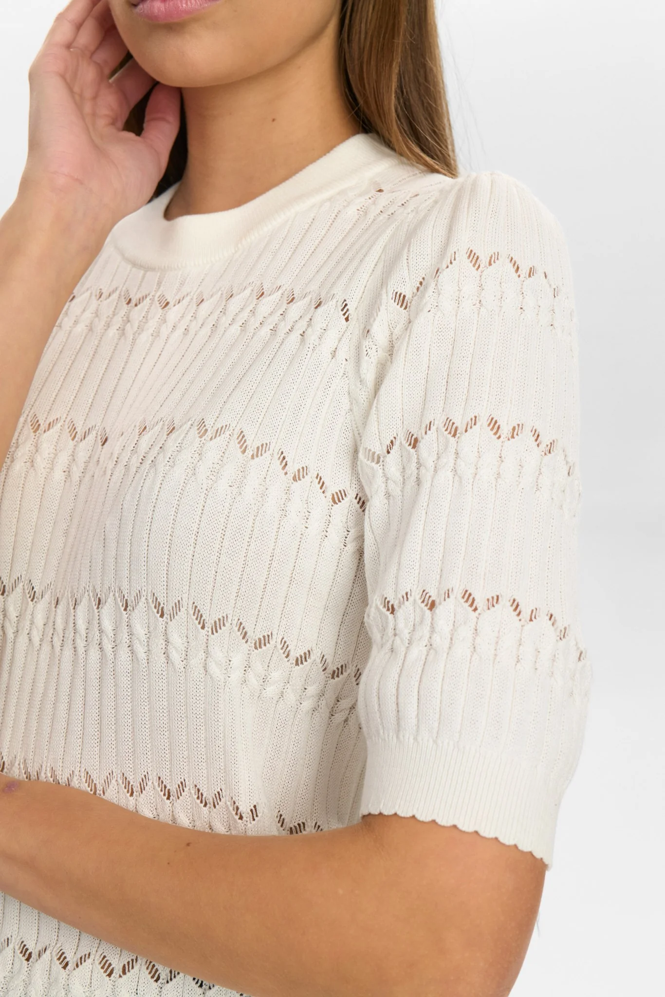 NUNICKY PULLOVER - GOTS - Cloud Dancer - Image 4