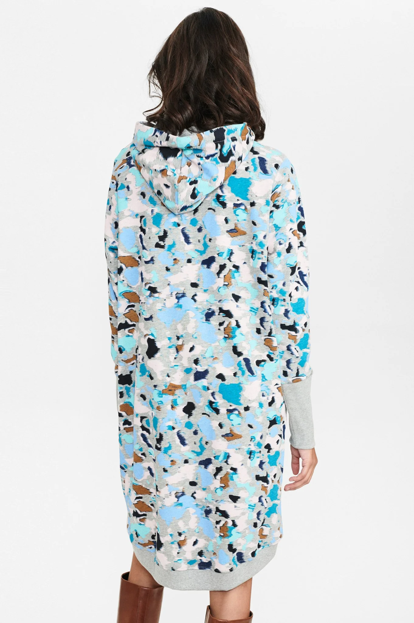 NUNICOLA DRESS - Medium Grey mel - Image 2
