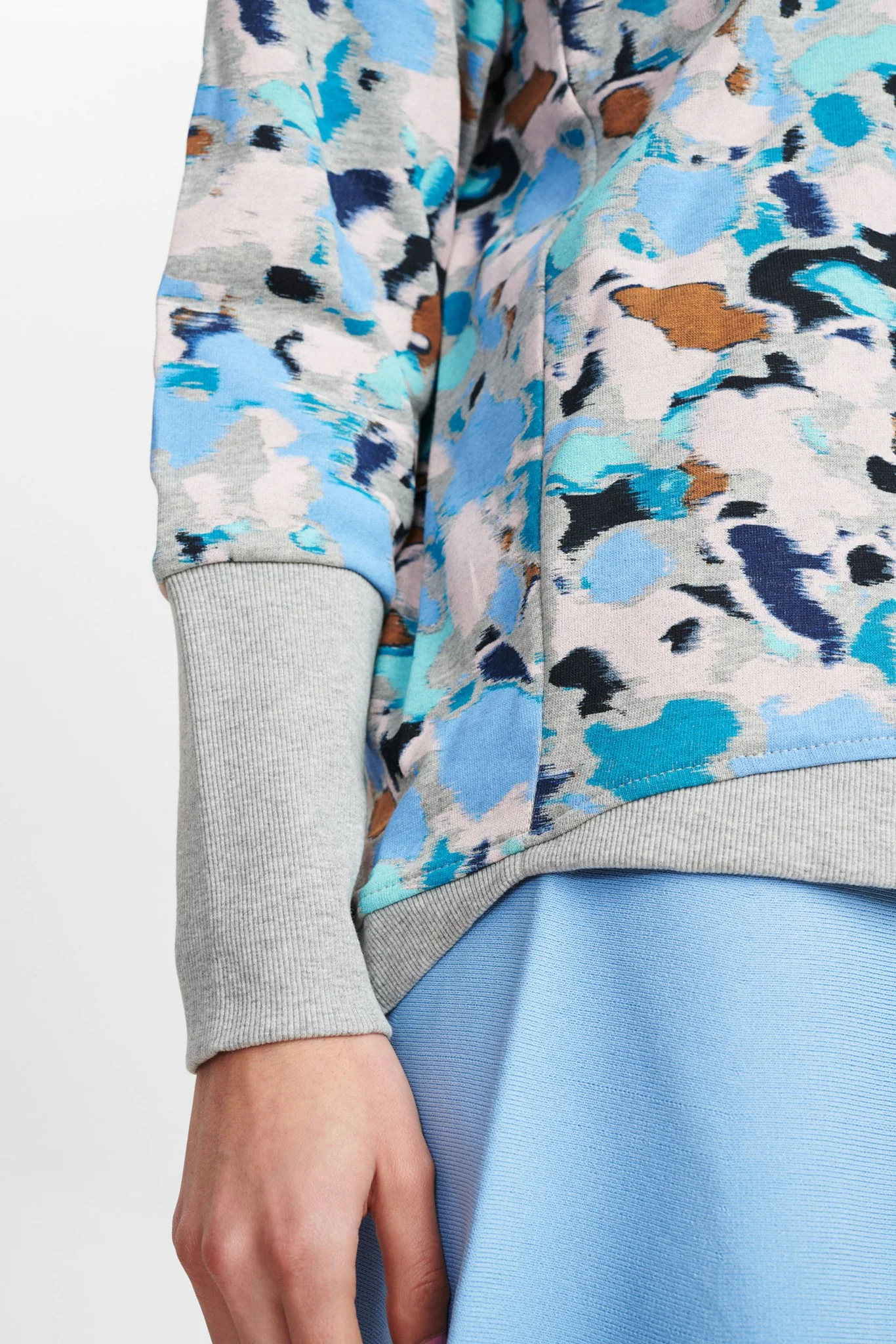 NUNICOLA SWEAT - Medium Grey mel - Image 4