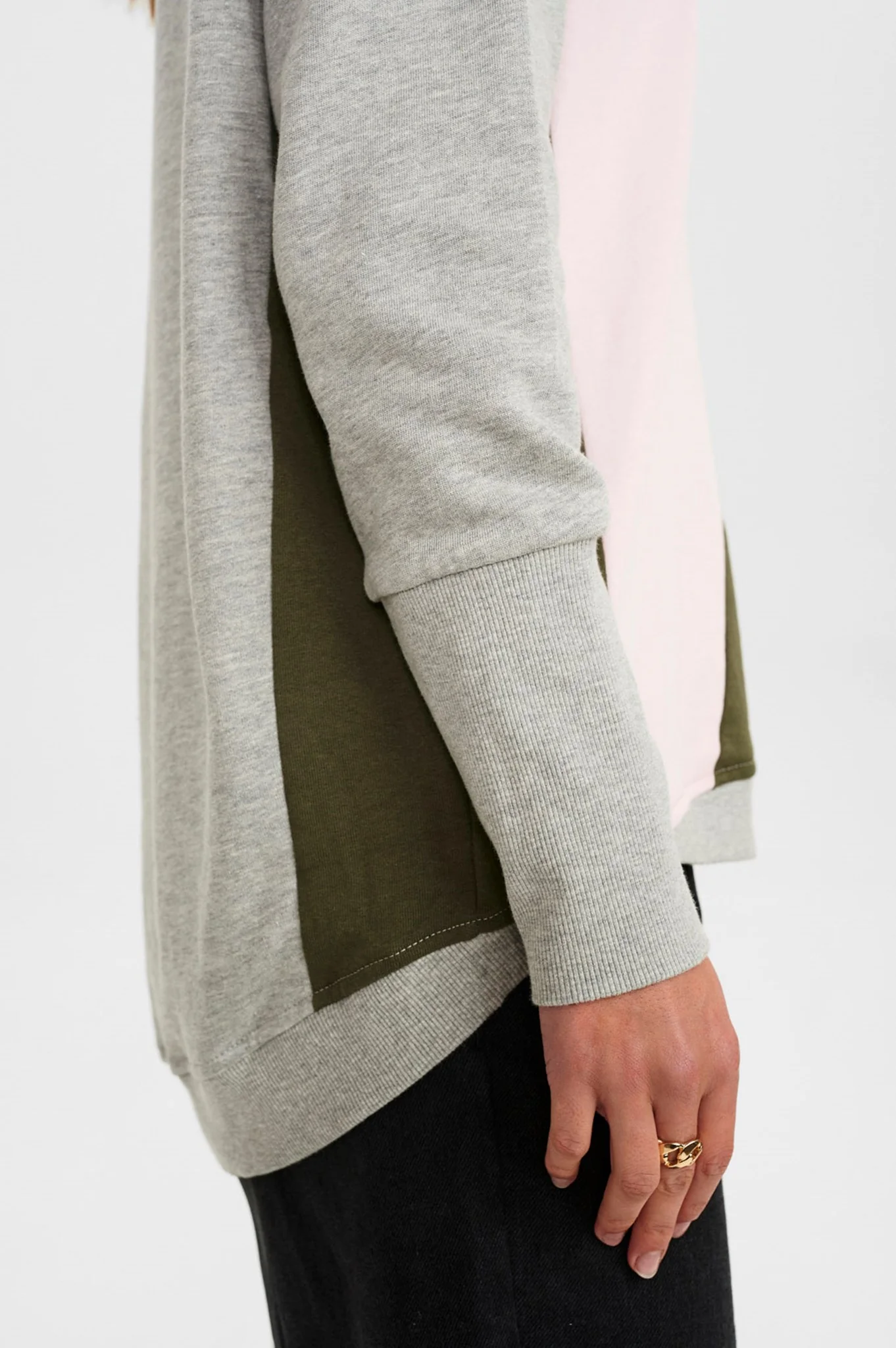 NUNICOLA SWEAT - Medium Grey mel - Image 5