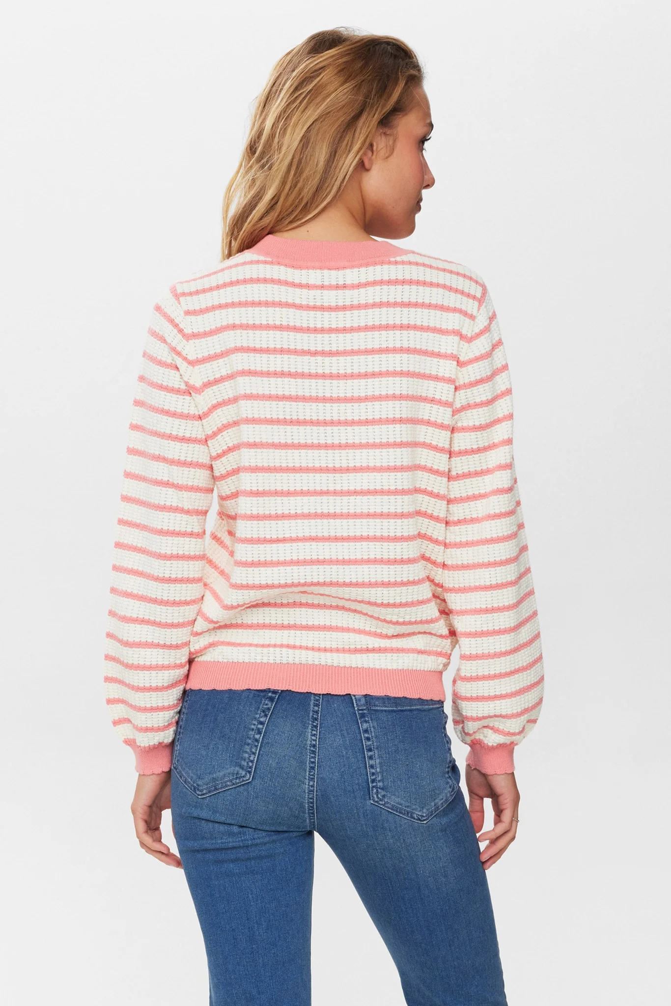 NUNICOLE LS PULLOVER - GOTS - Shell Pink - Image 2