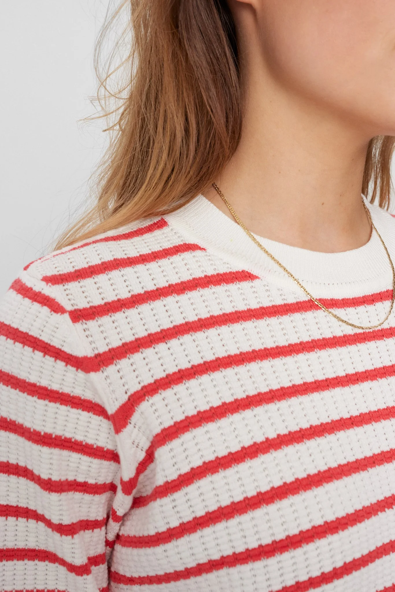 NUNICOLE NEW PULLOVER - GOTS - Cayenne - Image 4