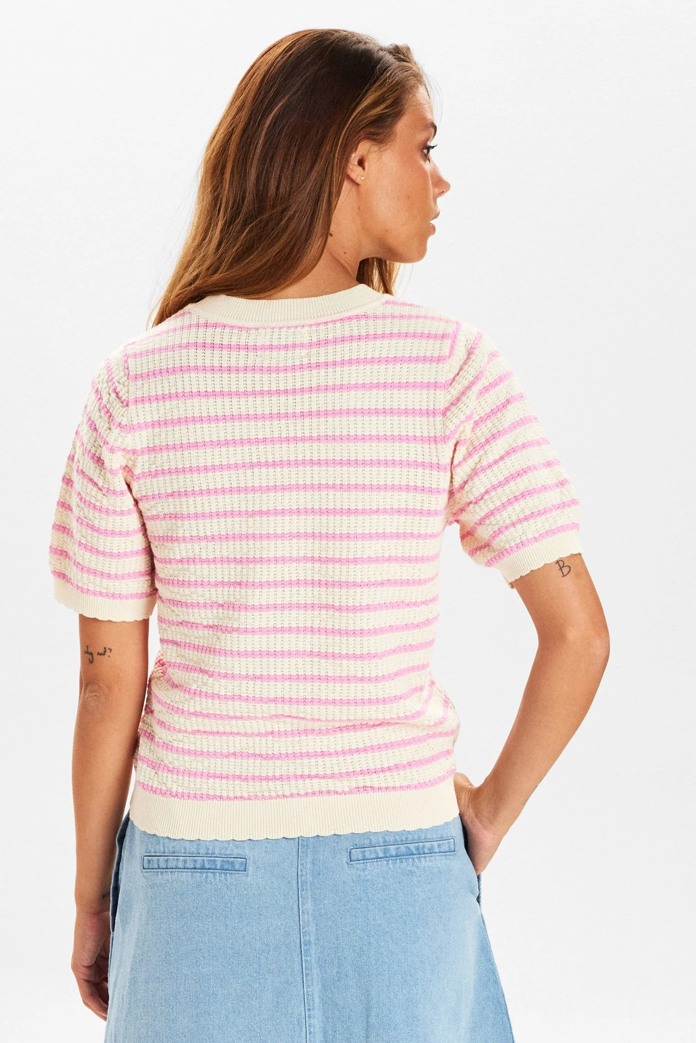 NUNICOLE PULLOVER - GOTS - Begonia Pink - Image 2