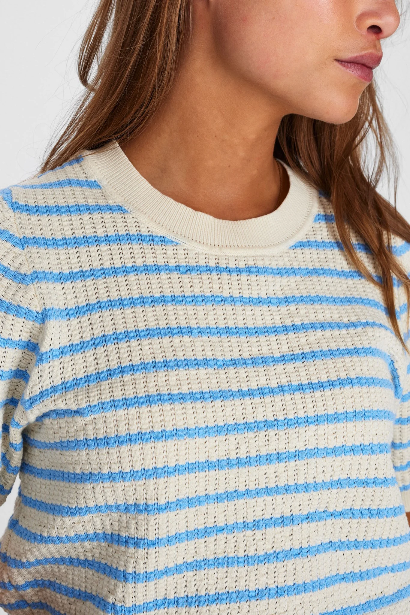 NUNICOLE PULLOVER - GOTS - Bonnie Blue - Image 4