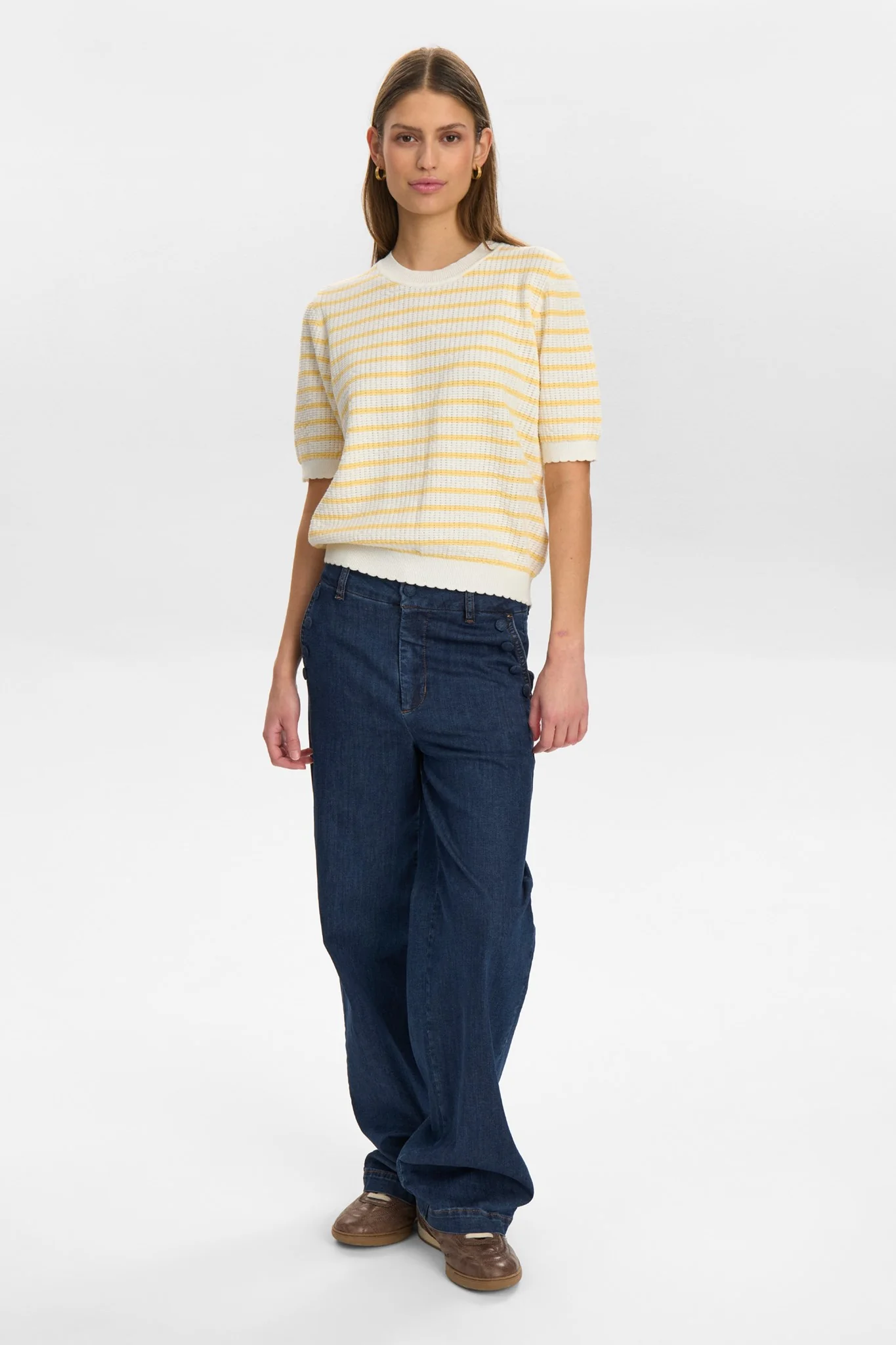 NUNICOLE PULLOVER - GOTS - Golden Haze - Image 3