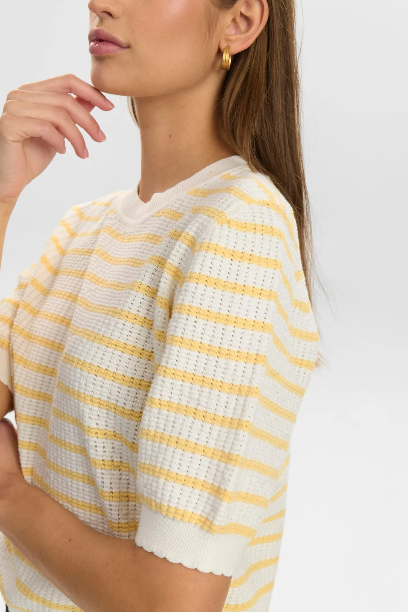 NUNICOLE PULLOVER - GOTS - Golden Haze - Image 4