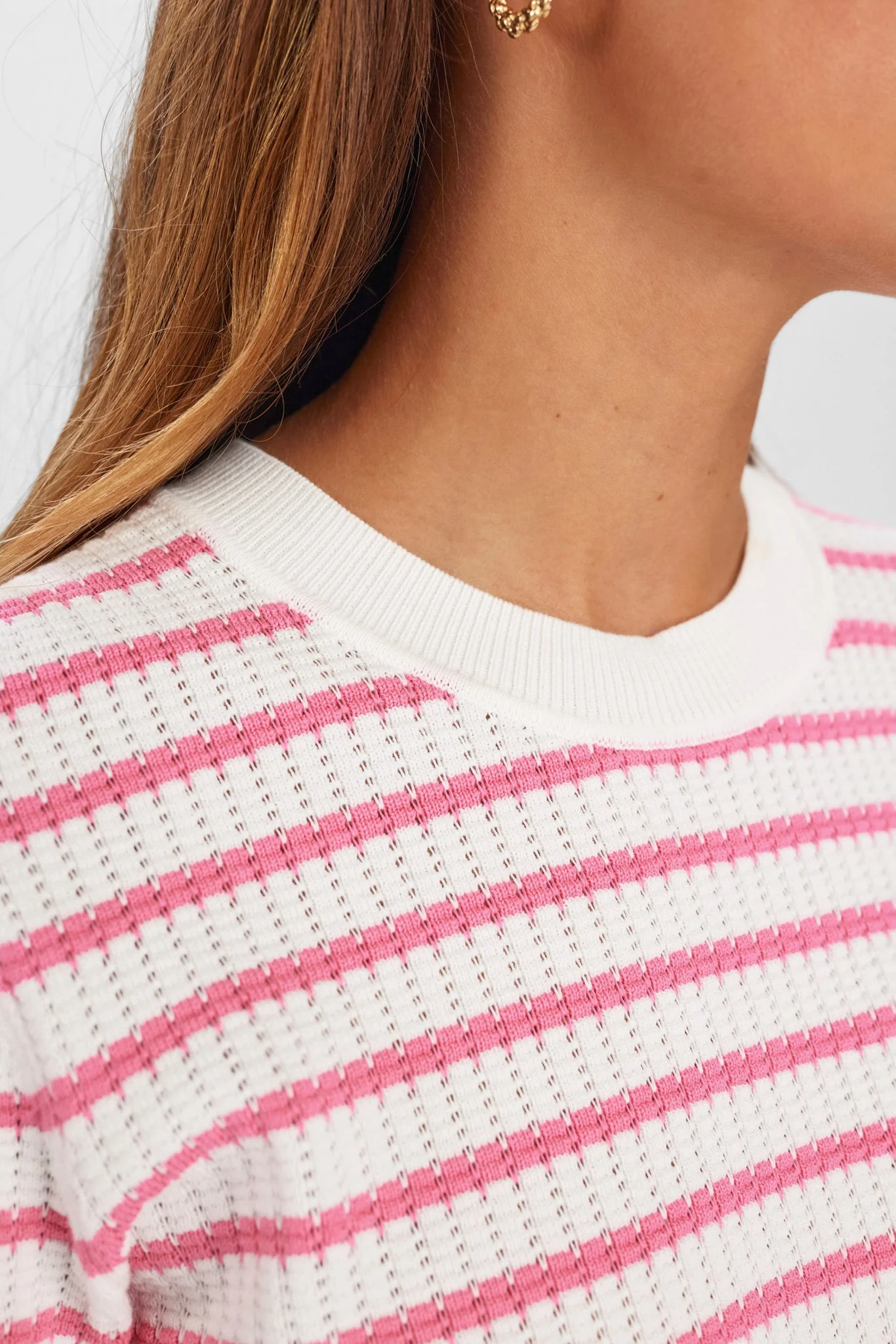 NUNICOLE PULLOVER - GOTS - Pink Carnation - Image 4