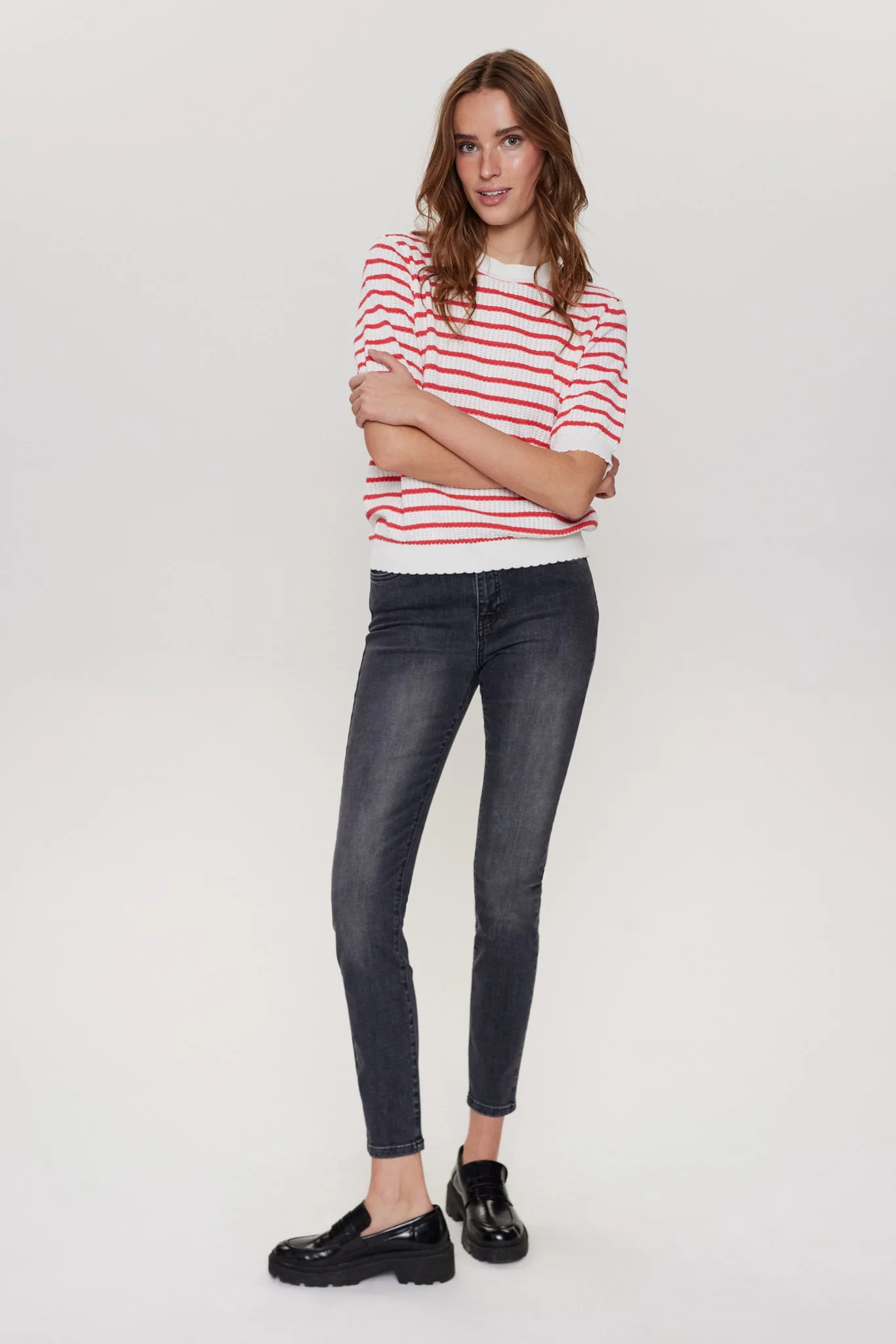 NUNICOLE PULLOVER - GOTS - Teaberry - Image 3