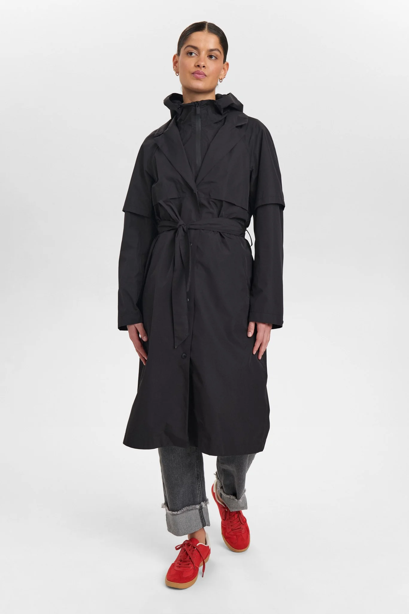 NUNIDA FUNCTIONEL JACKET - Caviar - Image 3