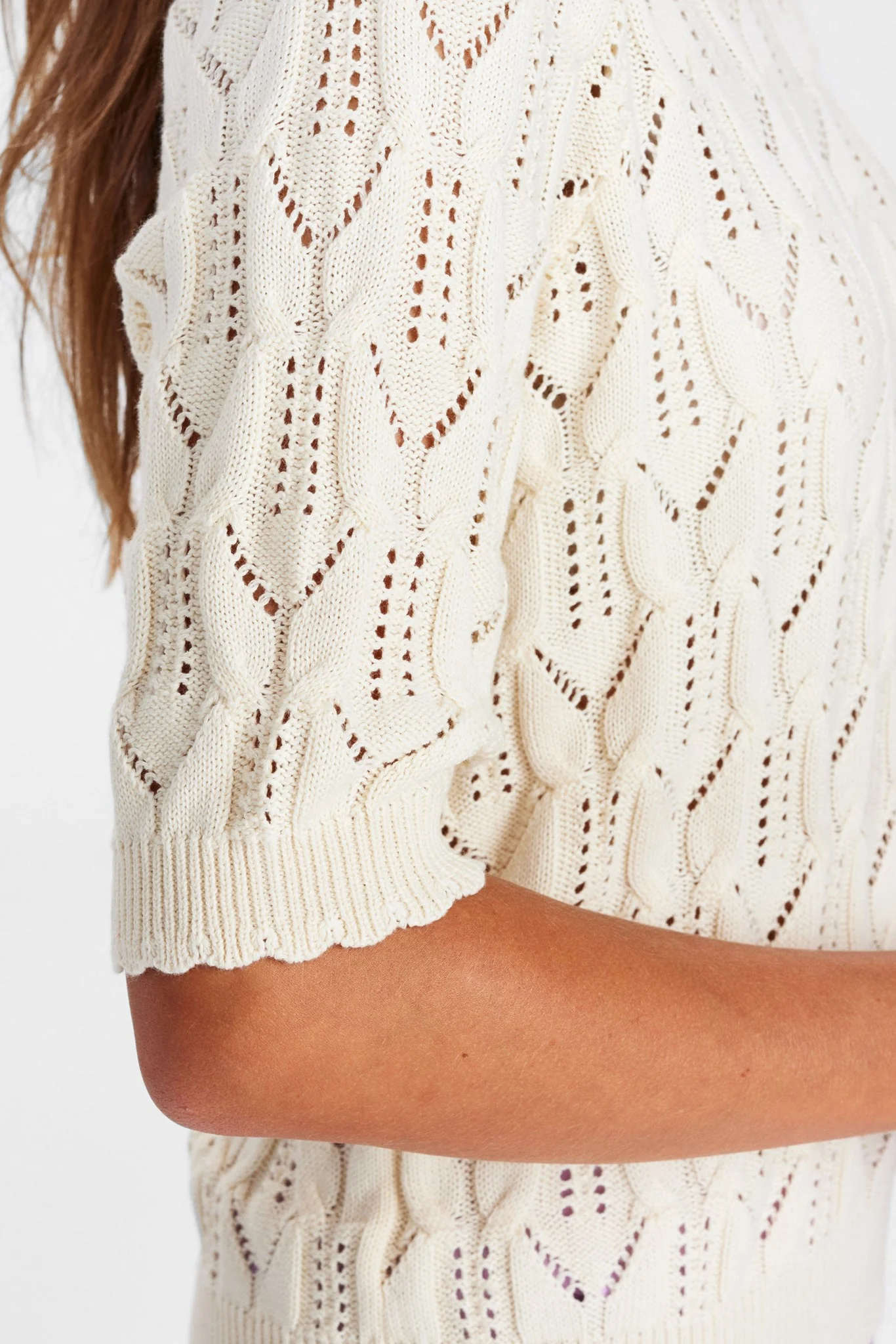 NUNIKKIE PULLOVER - GOTS - Cloud Dancer - Image 5