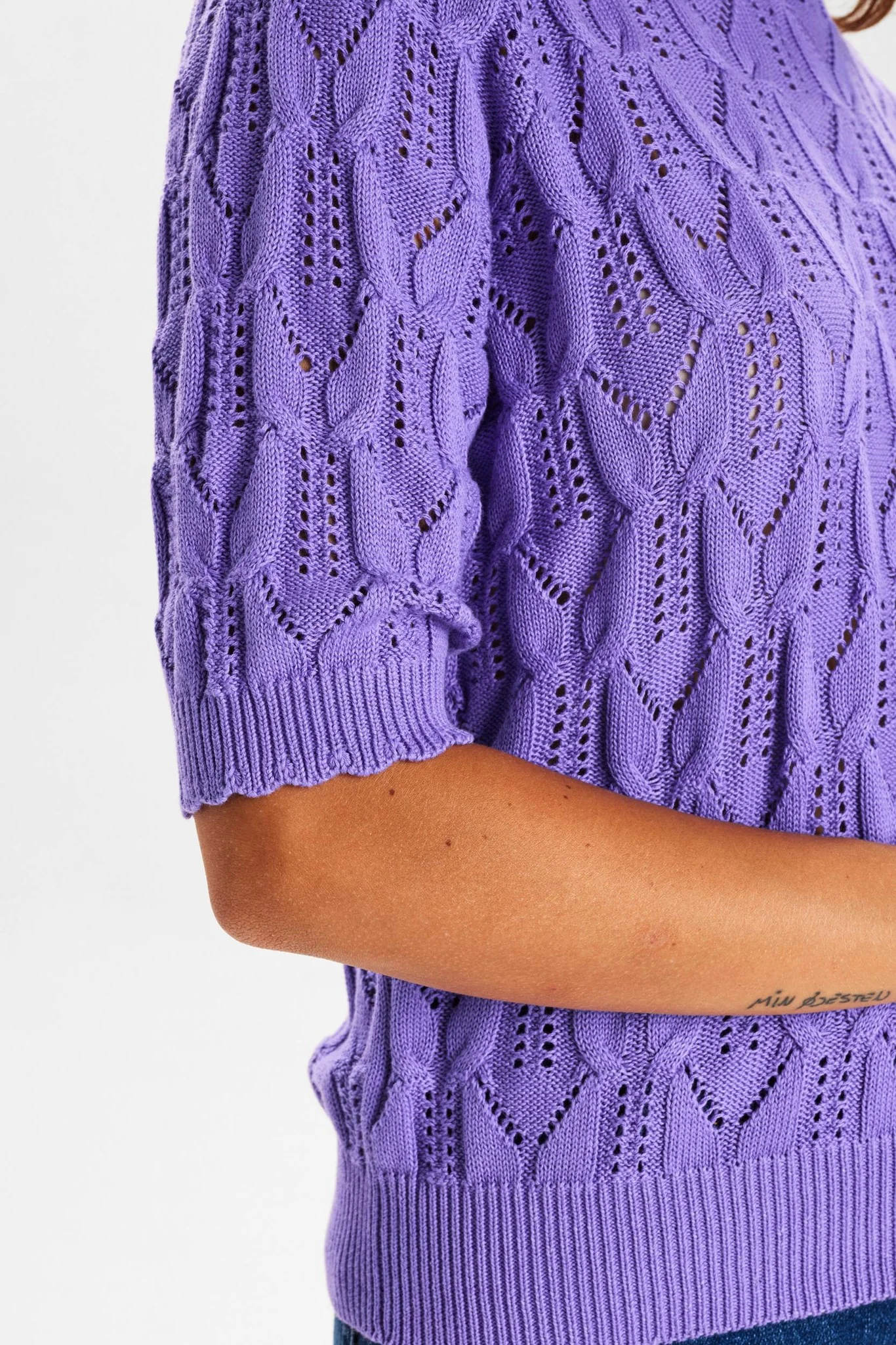 NUNIKKIE PULLOVER - GOTS - Paisley Purple - Image 4