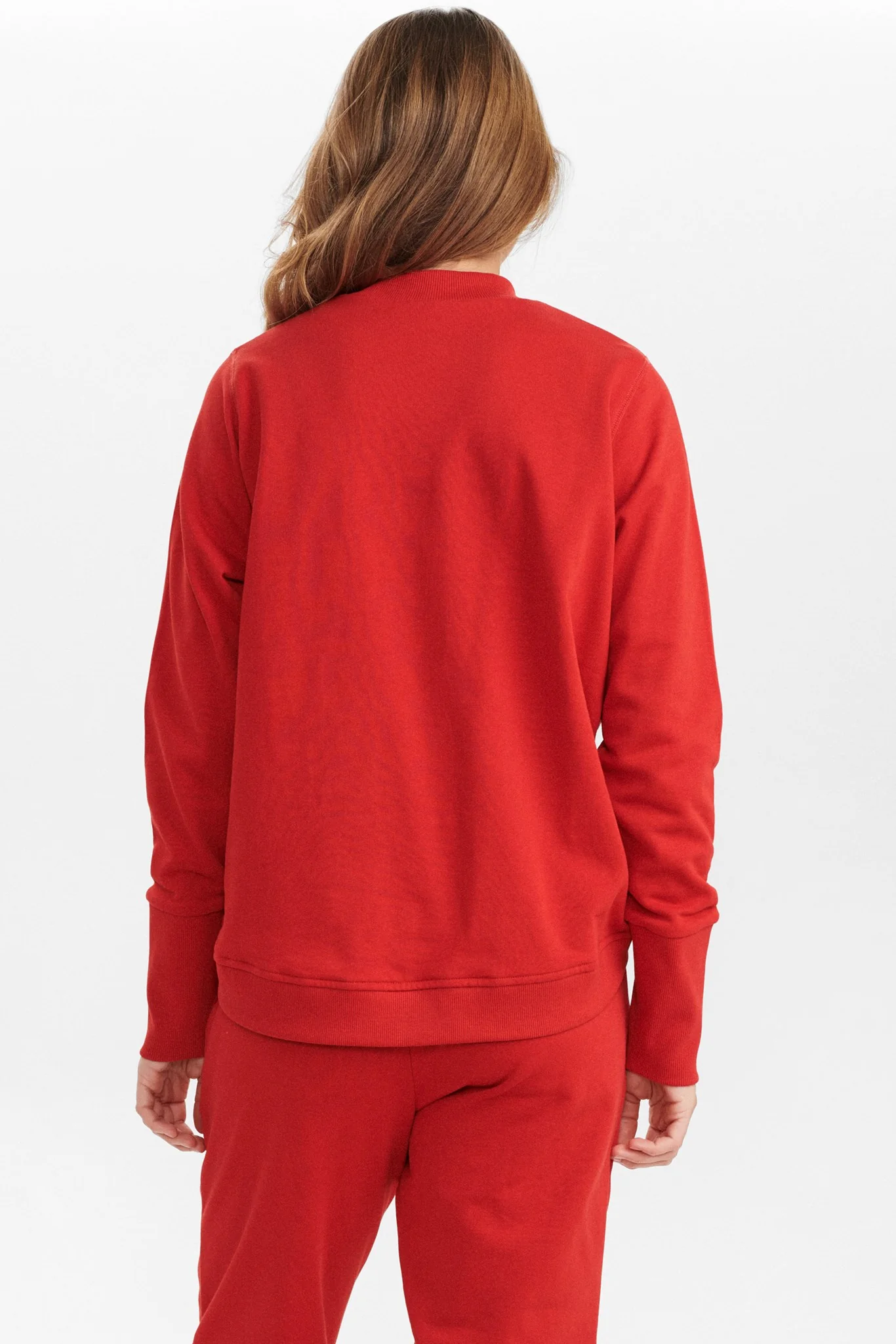 NUNIKOLA CROP SWEAT BF - Molten Lava - Image 2