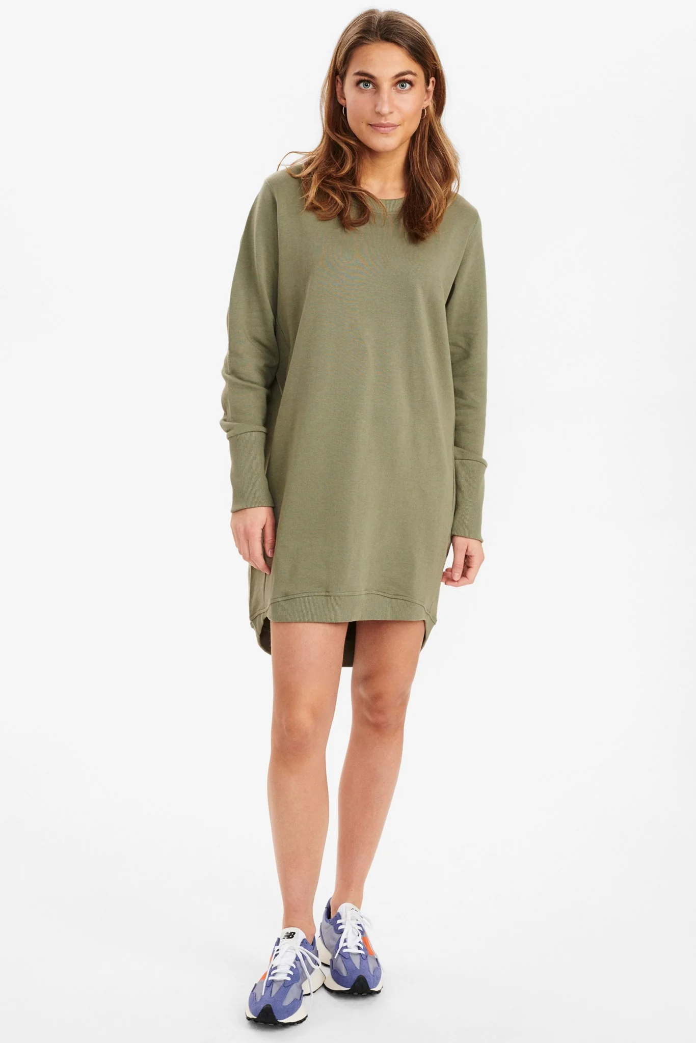 NUNIKOLA DRESS - NOOS - Deep Lichen Green - Image 3