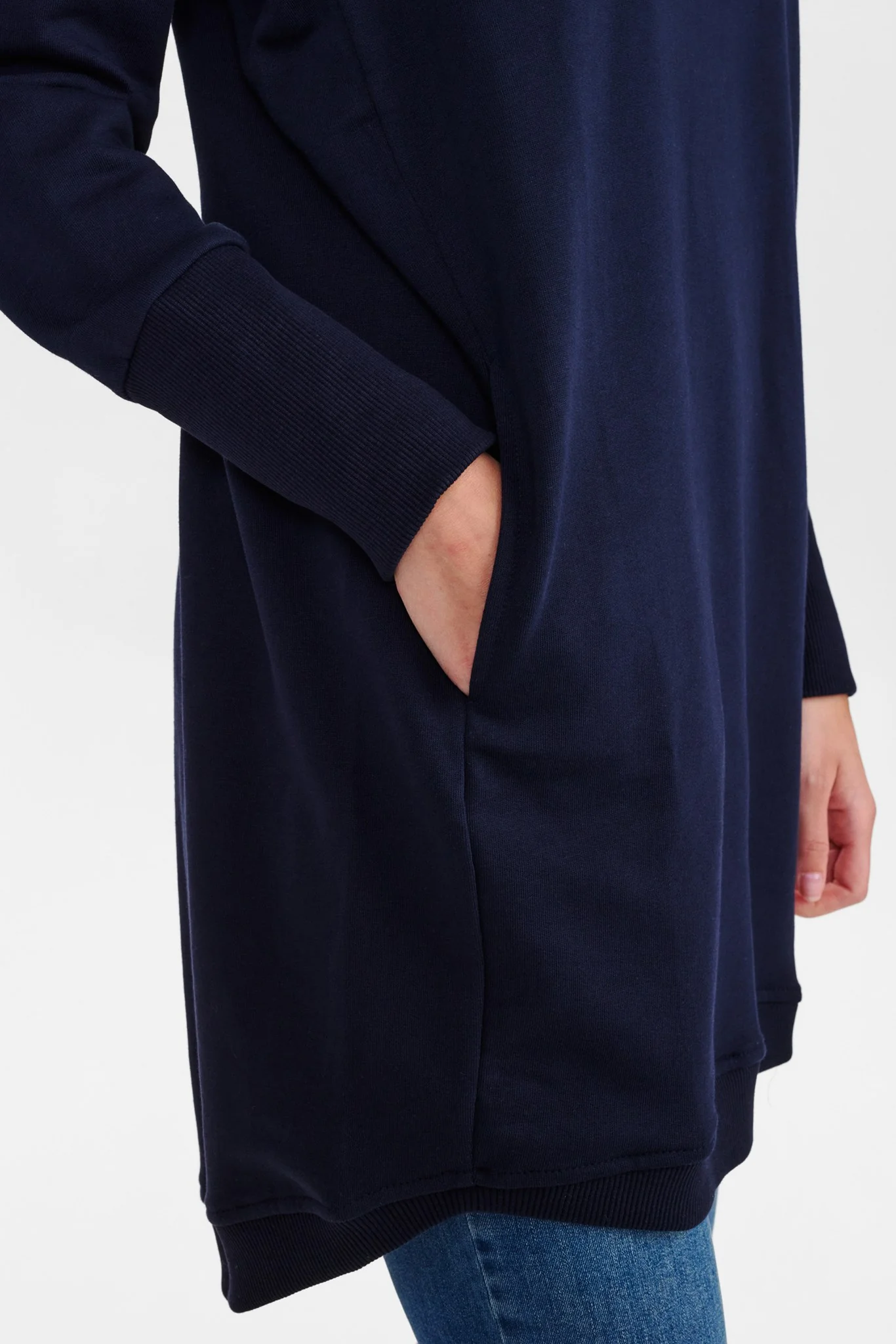 NUNIKOLA DRESS - NOOS - GOTS - Dark Sapphire - Image 4