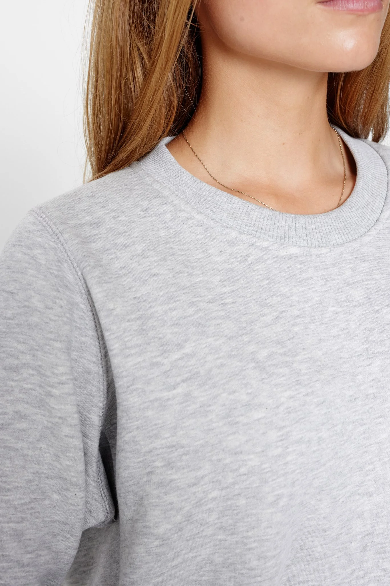 NUNIKOLA SWEAT - Light grey mel - Image 4