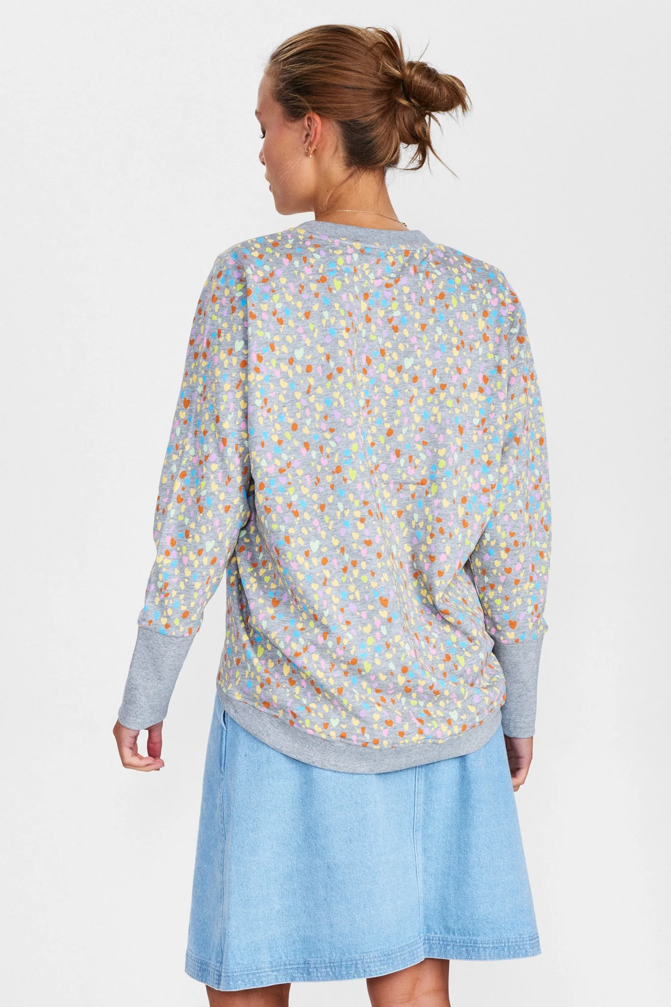 NUNIKOLA SWEAT - Medium Grey mel - Image 2