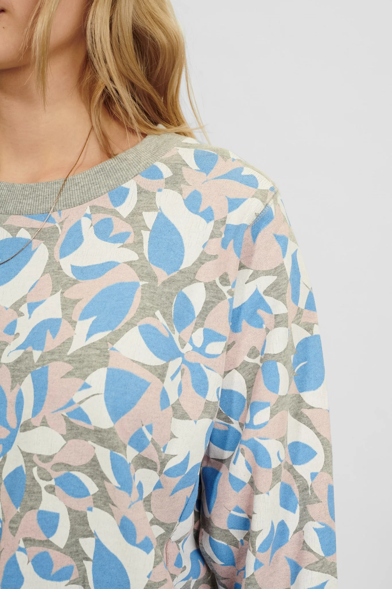 NUNIKOLA SWEAT - Medium Grey mel - Image 4
