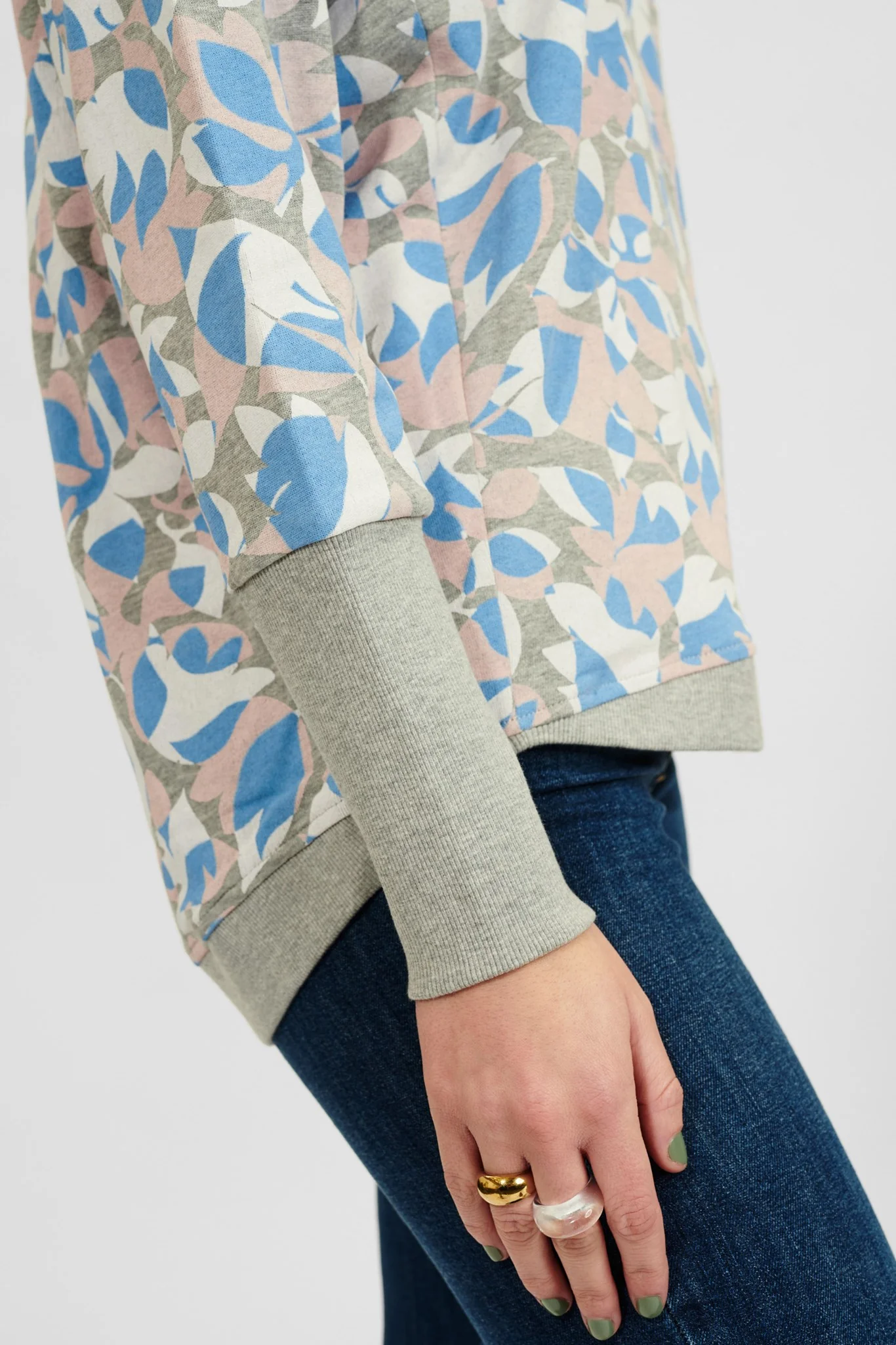 NUNIKOLA SWEAT - Medium Grey mel - Image 5
