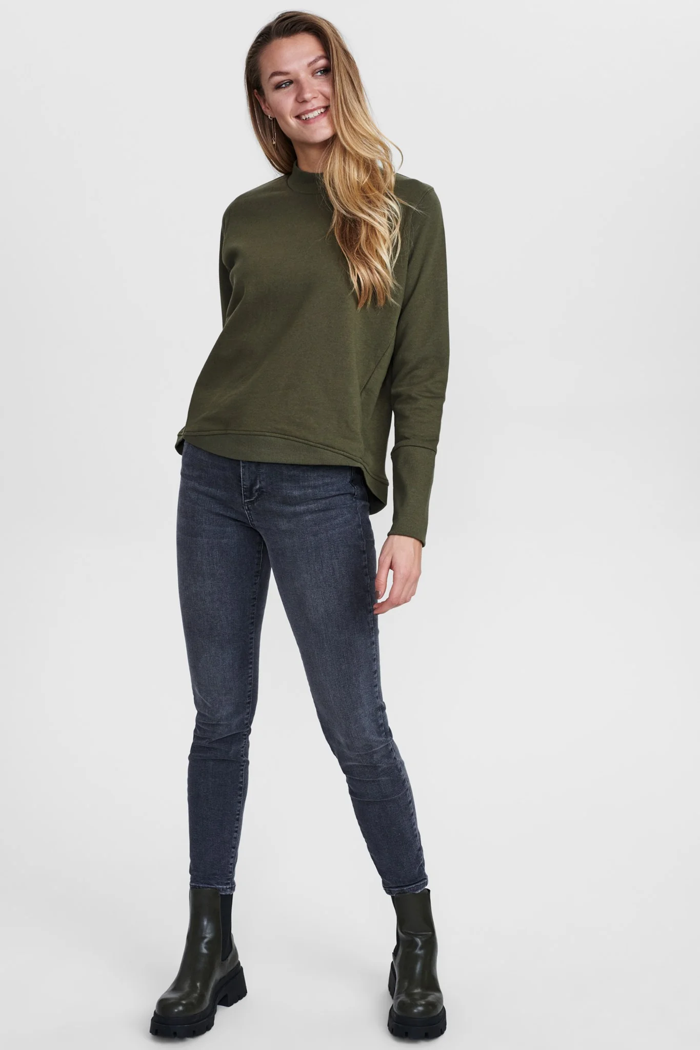 NUNIKOLA TURTLE NECK BF - Grape leaf - Image 3