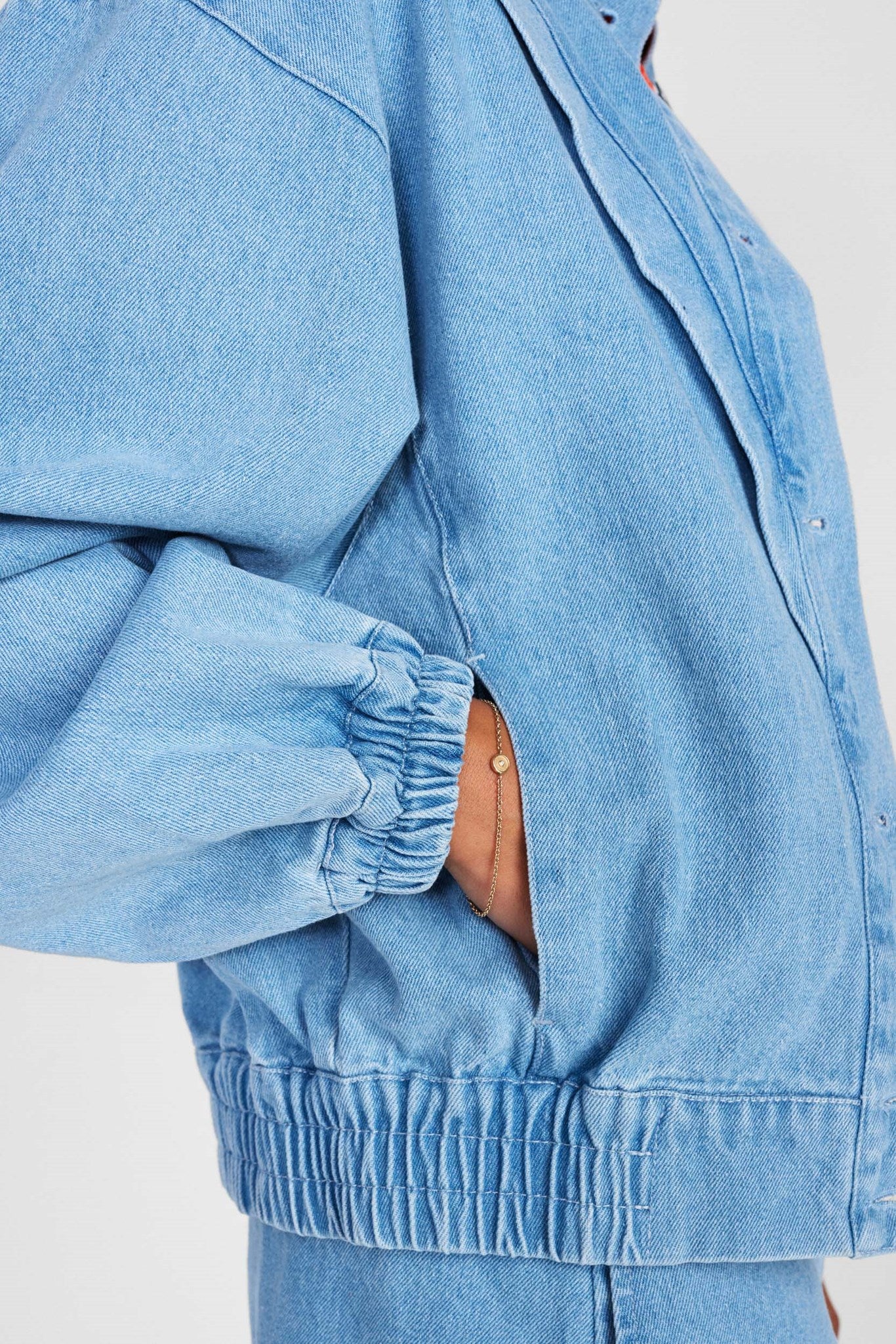 NUNILLA JACKET - Light Blue Denim - Image 5