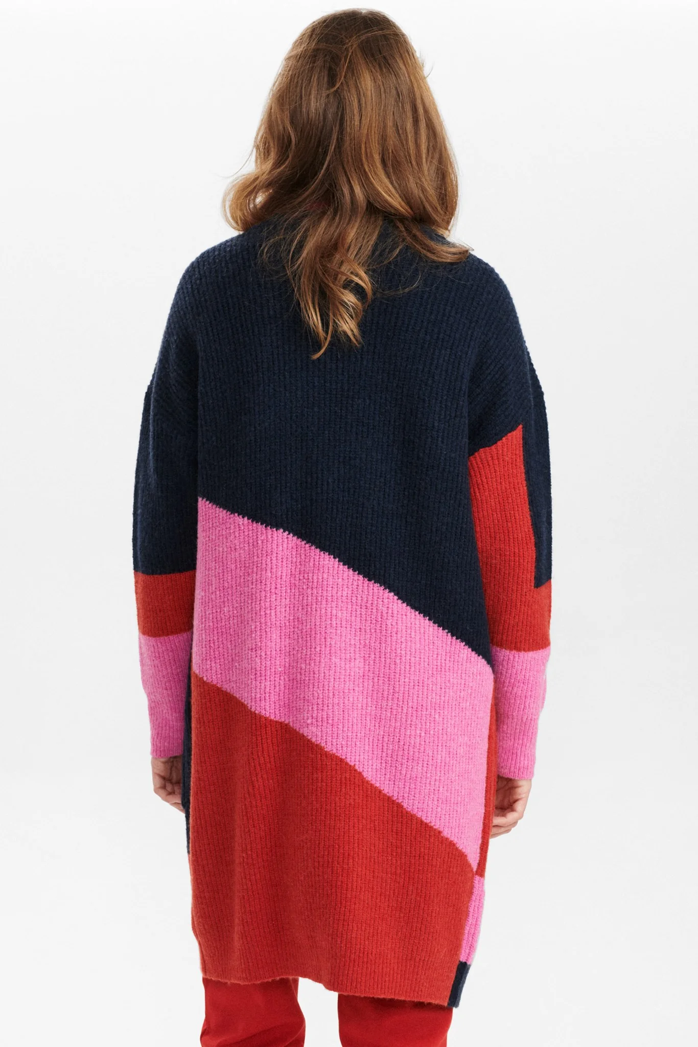 NUNINA CARDIGAN BF - Molten Lava - Image 2