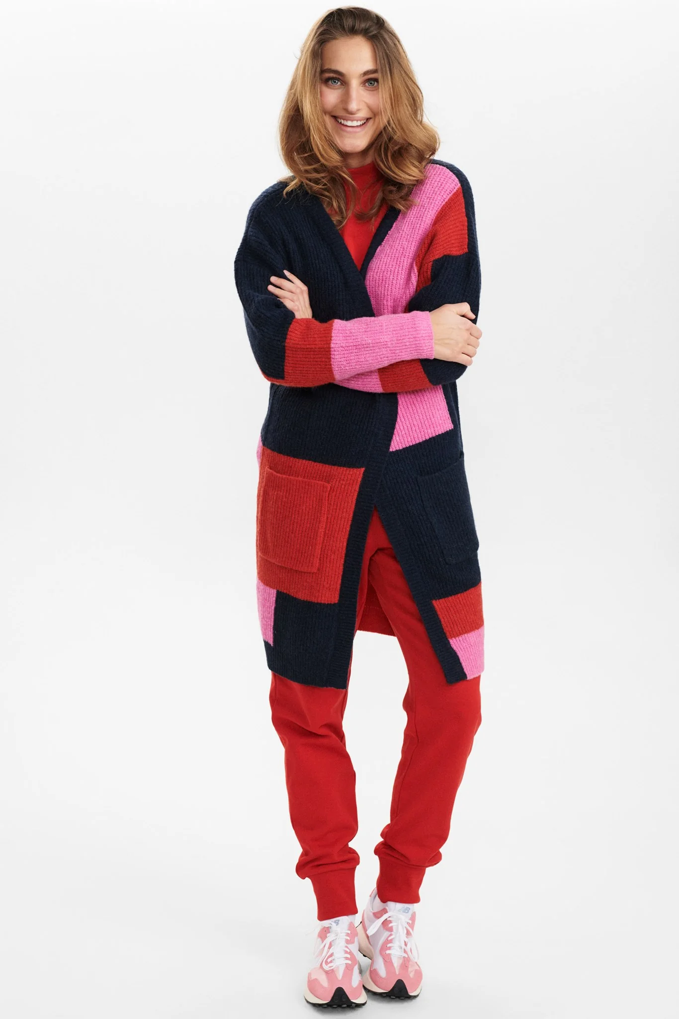 NUNINA CARDIGAN BF - Molten Lava - Image 3