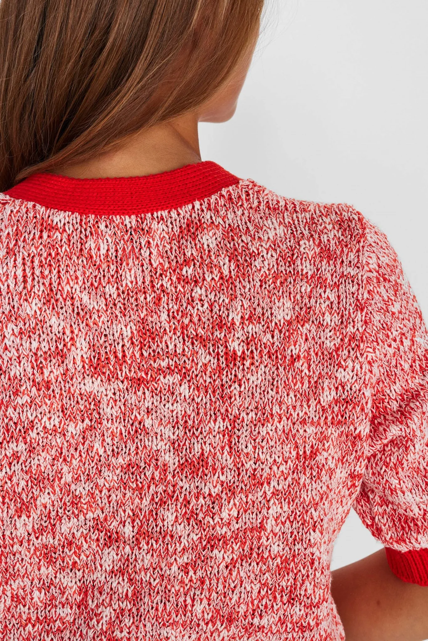 NUNINA CARDIGAN - Cherry Tomato - Image 5