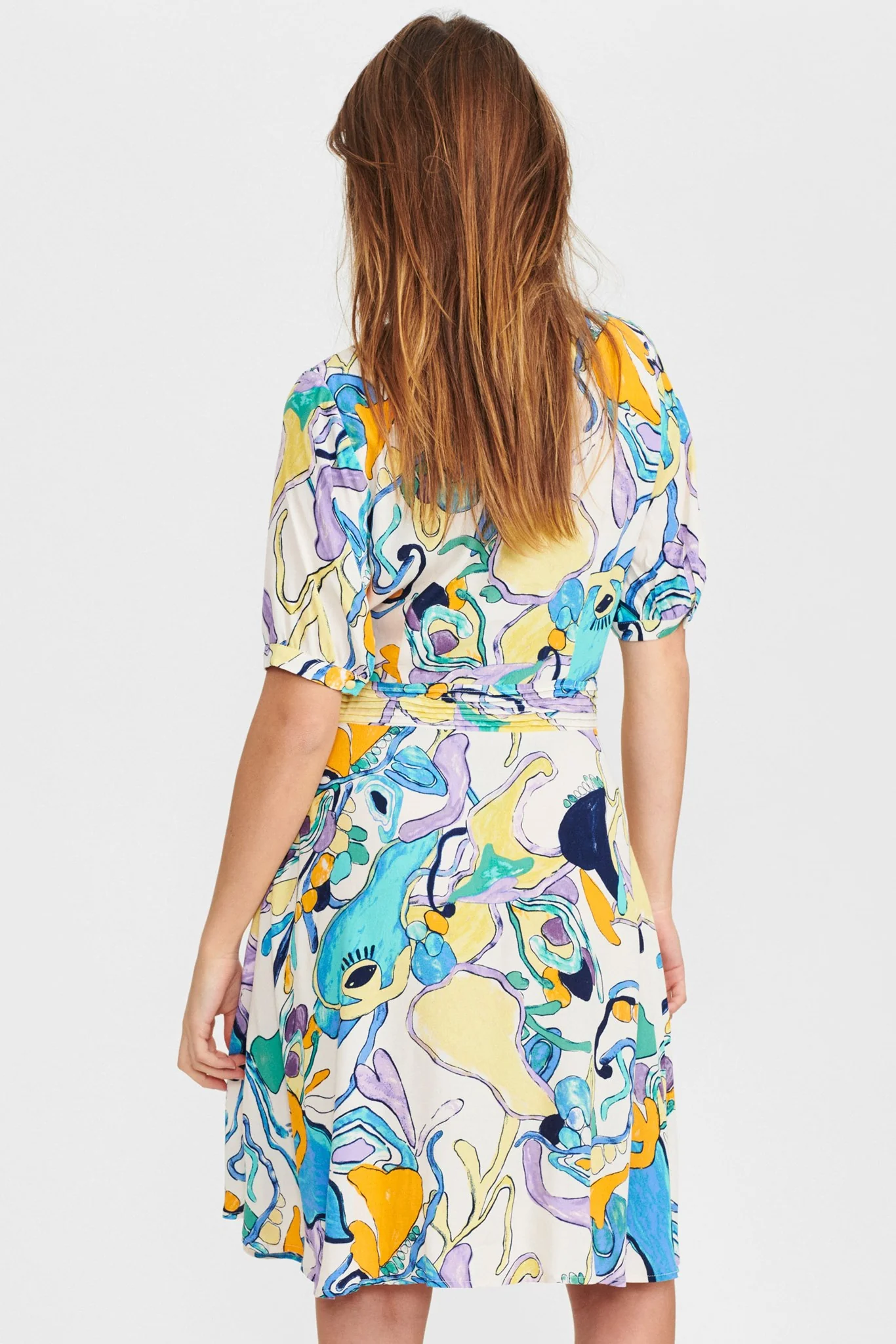 NUNINNA SHORT DRESS - Mixed Colors - Image 2