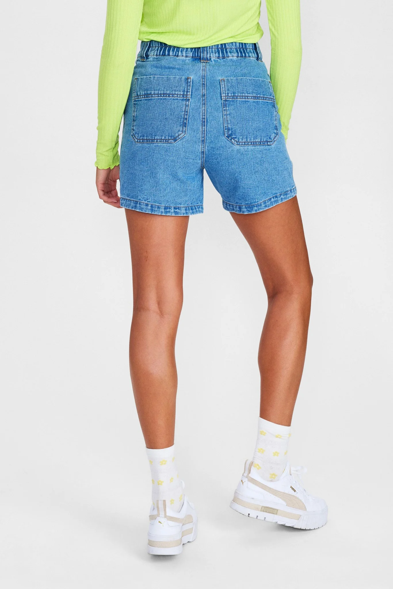 NUNINNA SHORTS - Light Blue Denim - Image 2