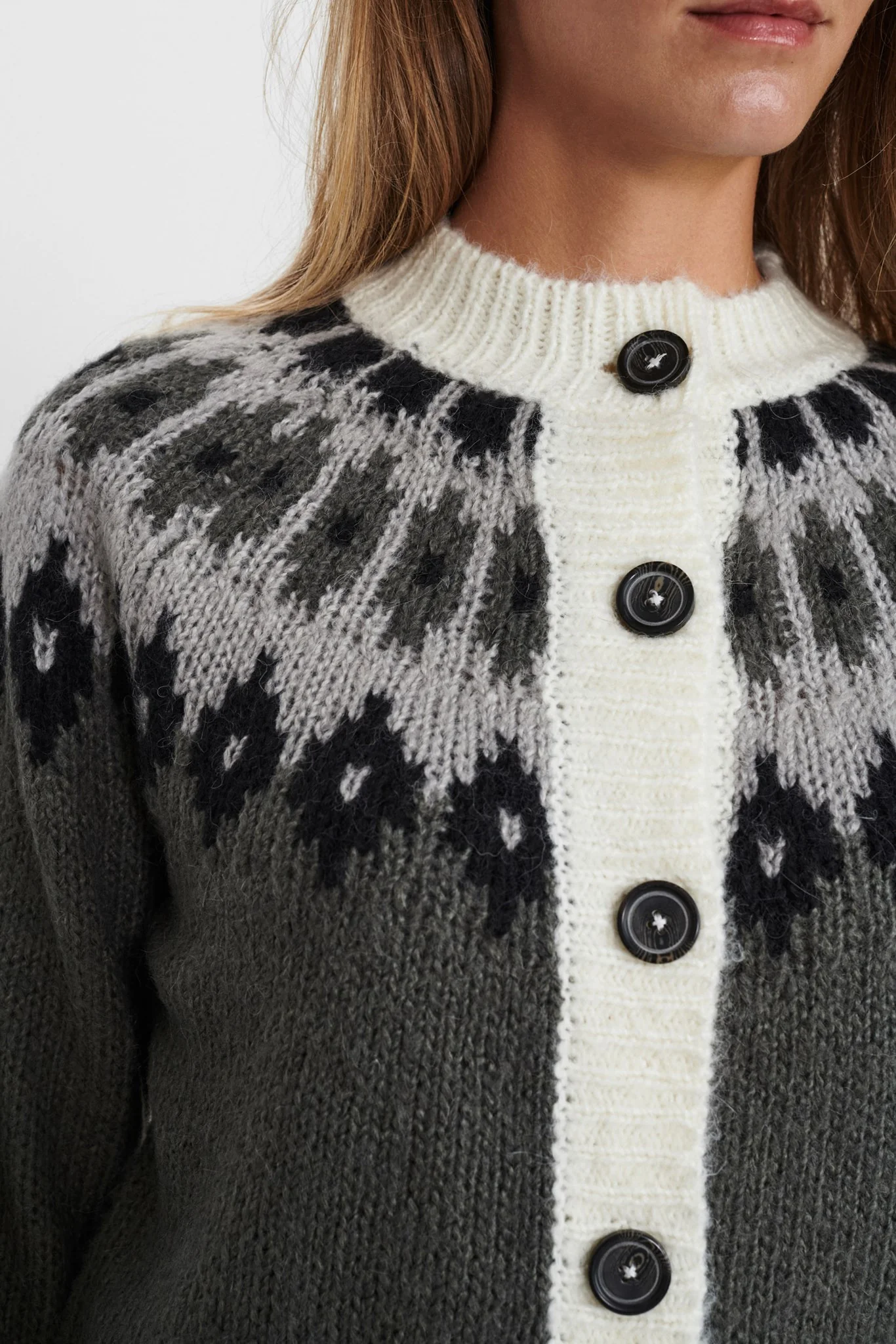 NUNORDI CARDIGAN - Dark Shadow - Image 4