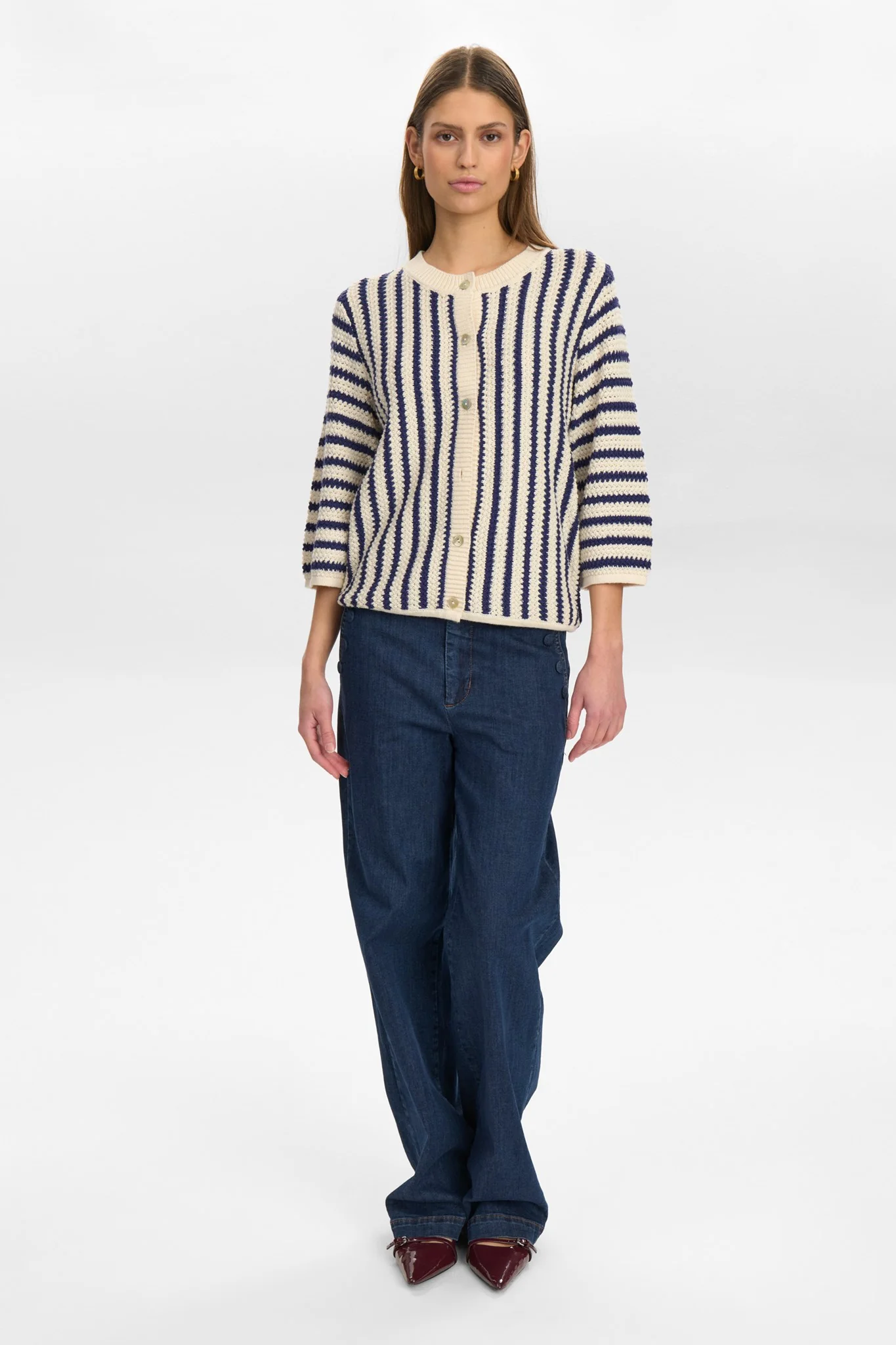 NUNUELLE SS CARDIGAN - Blueprint - Image 3