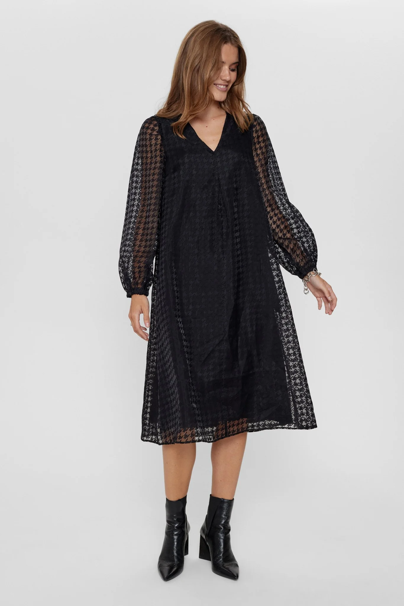 NUNYROMA LS DRESS - Caviar - Image 3
