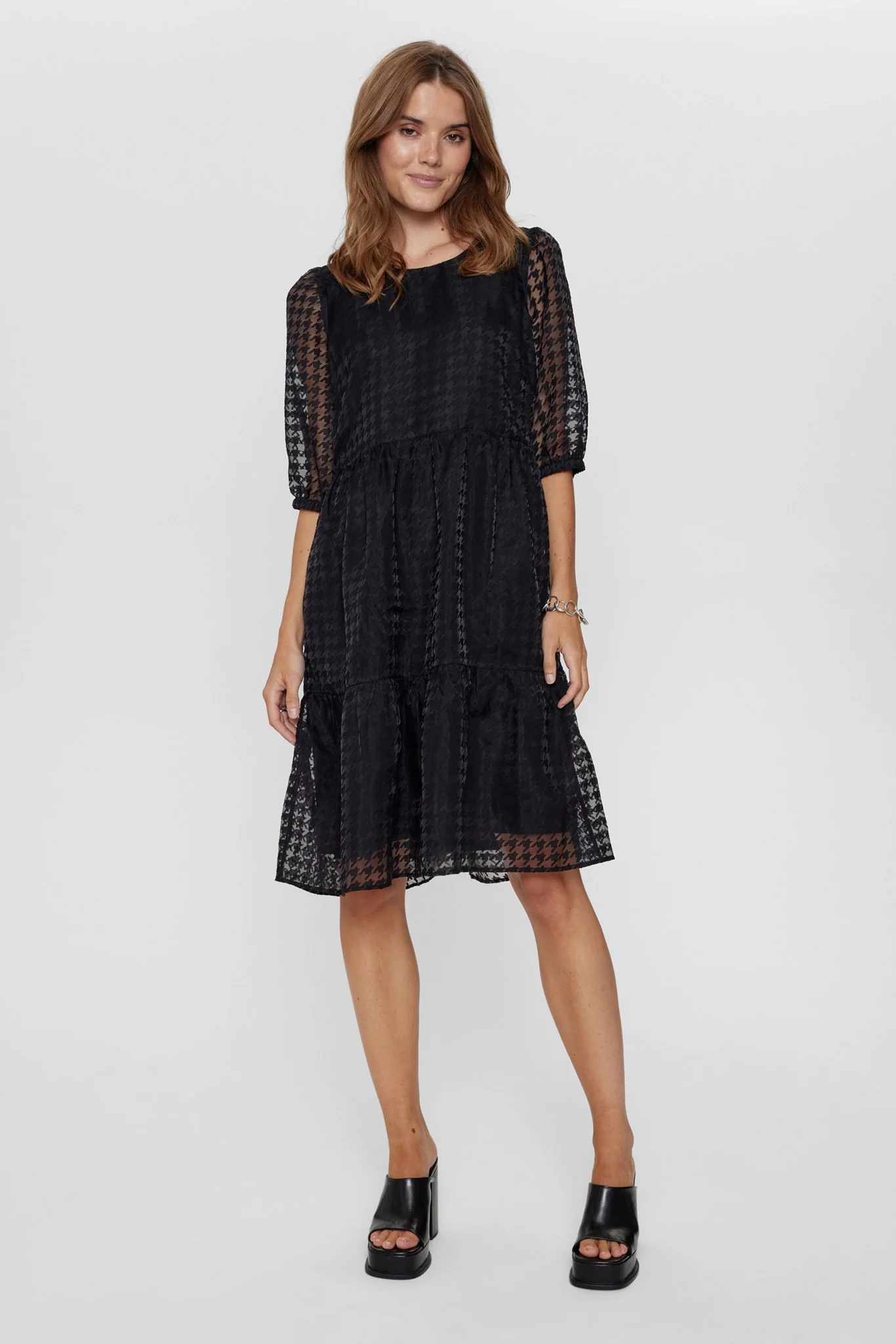 NUNYROMA SS DRESS - Caviar - Image 3