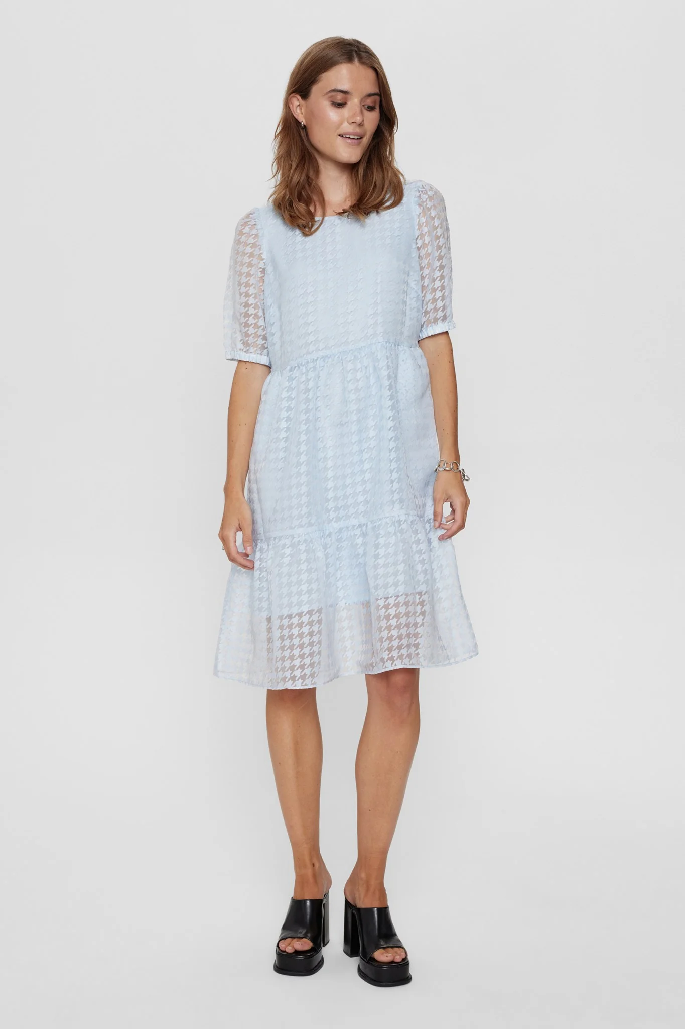 NUNYROMA SS DRESS - Clear Sky - Image 3