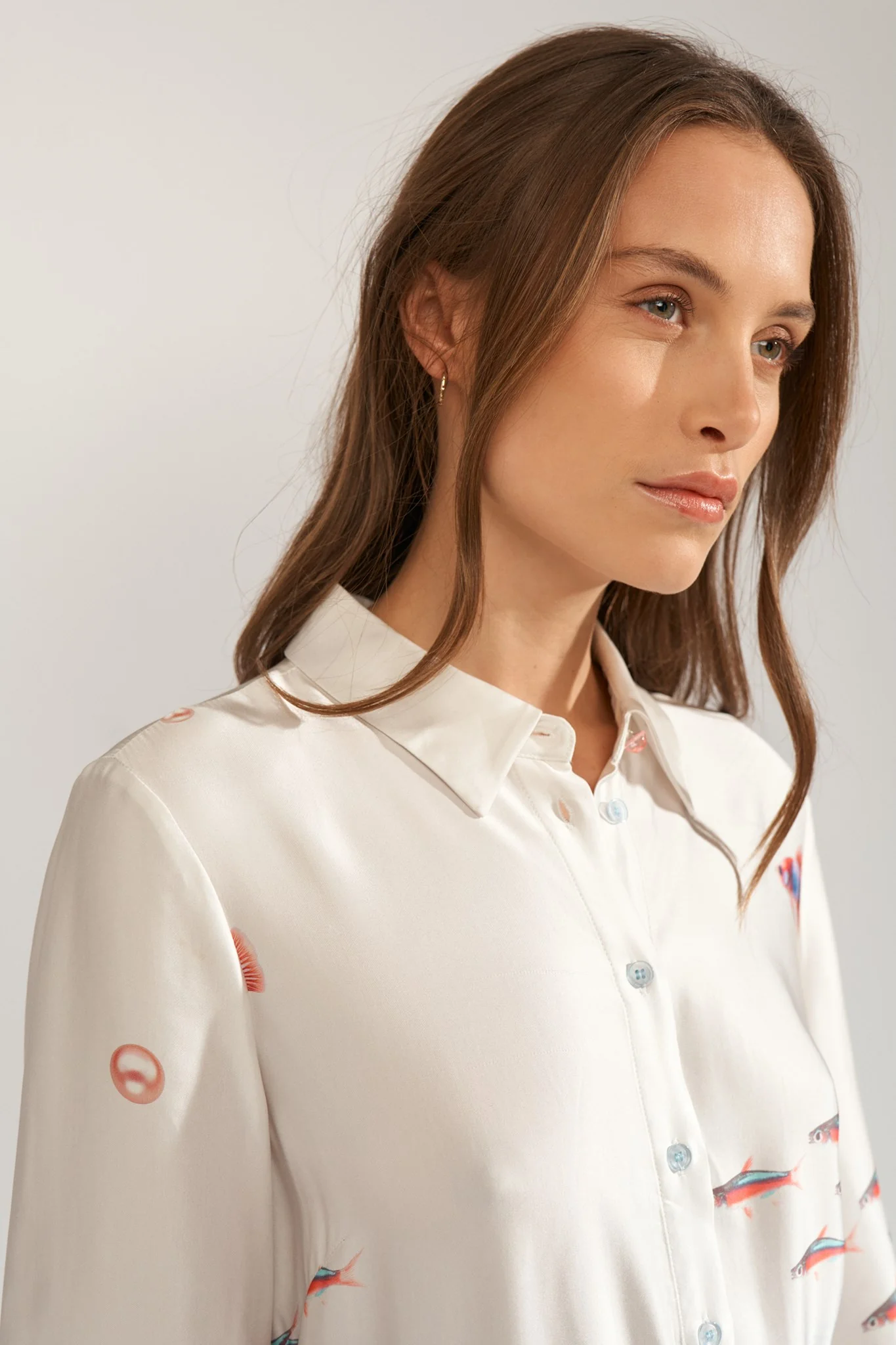NUOCEANA SHIRT DRESS - Skyway - Image 4