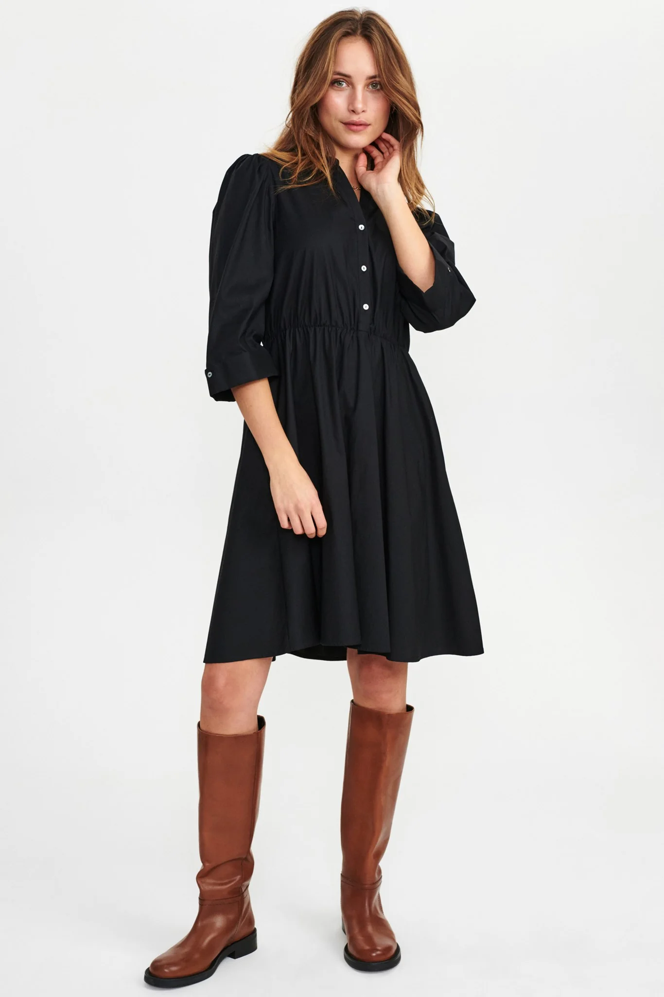 NUOLIVIA DRESS - NOOS - Caviar - Image 3
