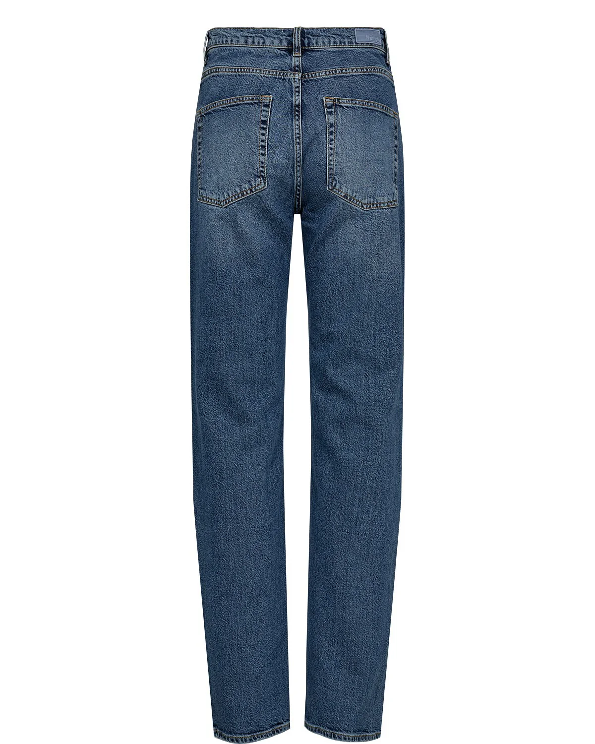 NUOSLO HR STRAIGHT JEANS - S3013 - Medium Blue Denim - Image 7